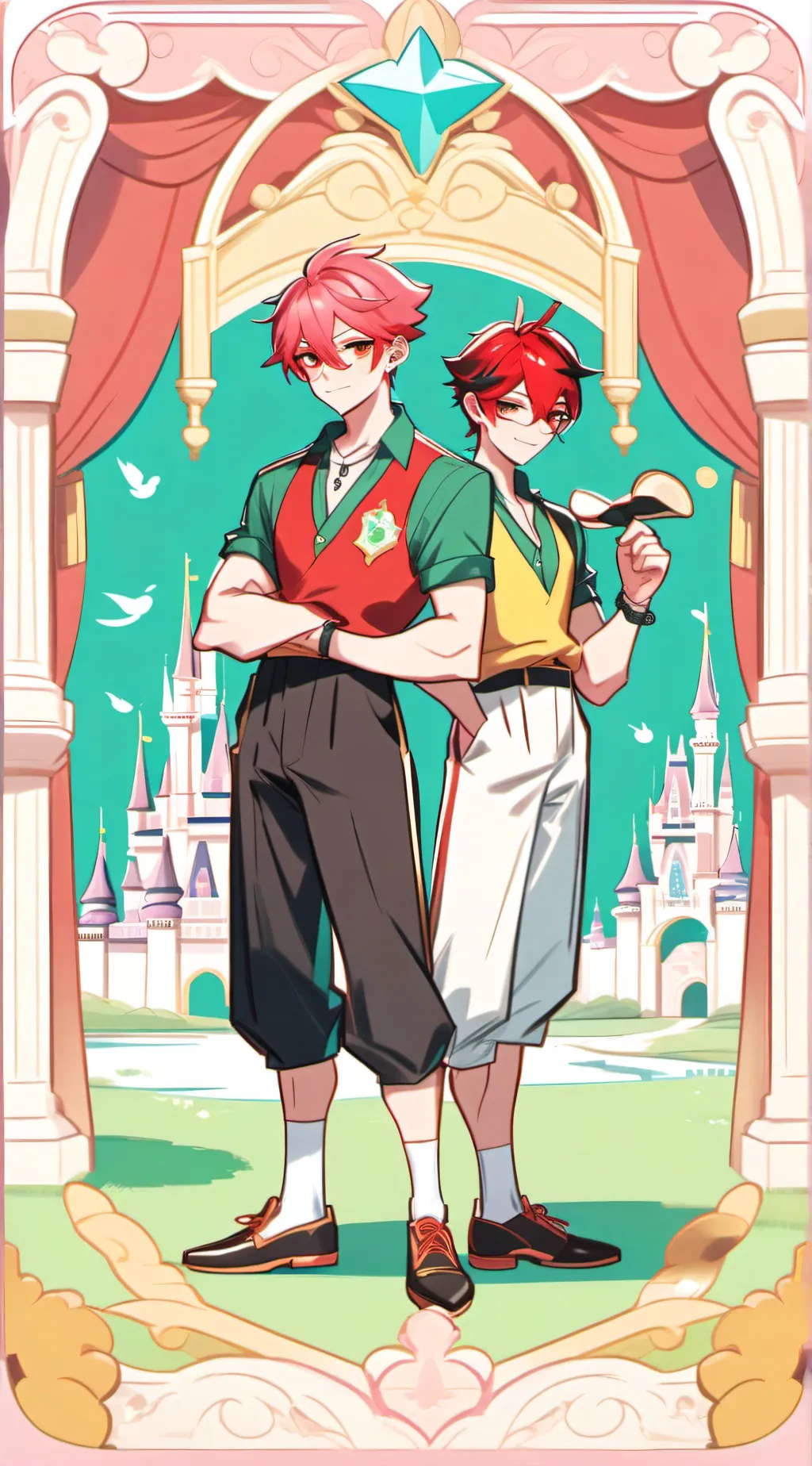 ai character: ash and ace background