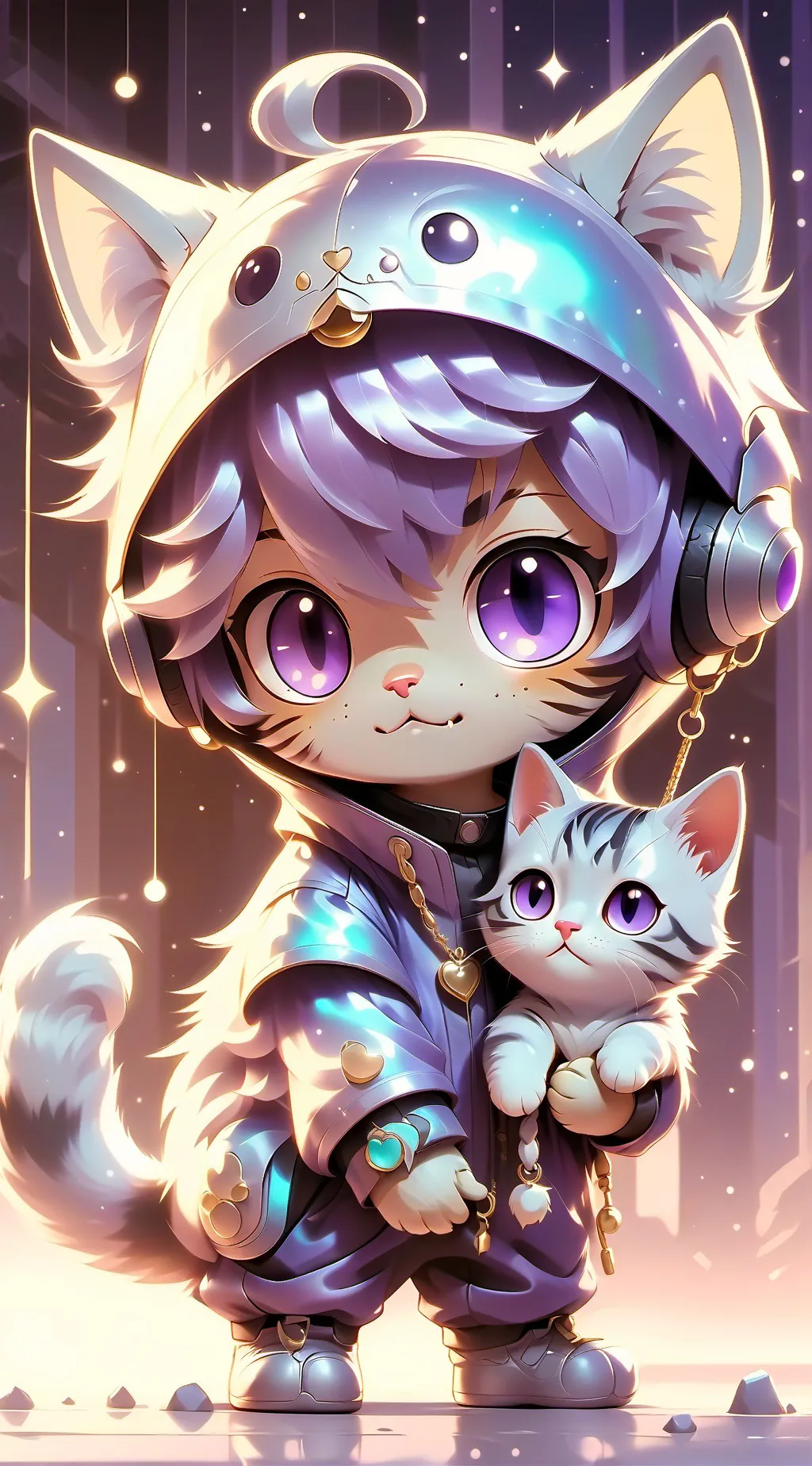 ai character: catnap background