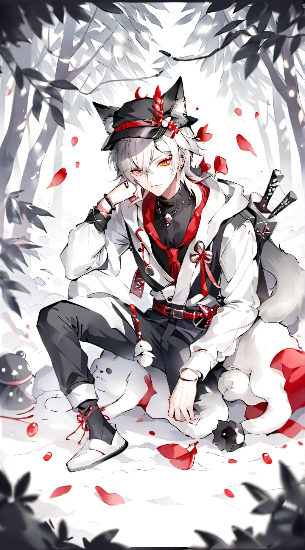 ai character: Ashes background