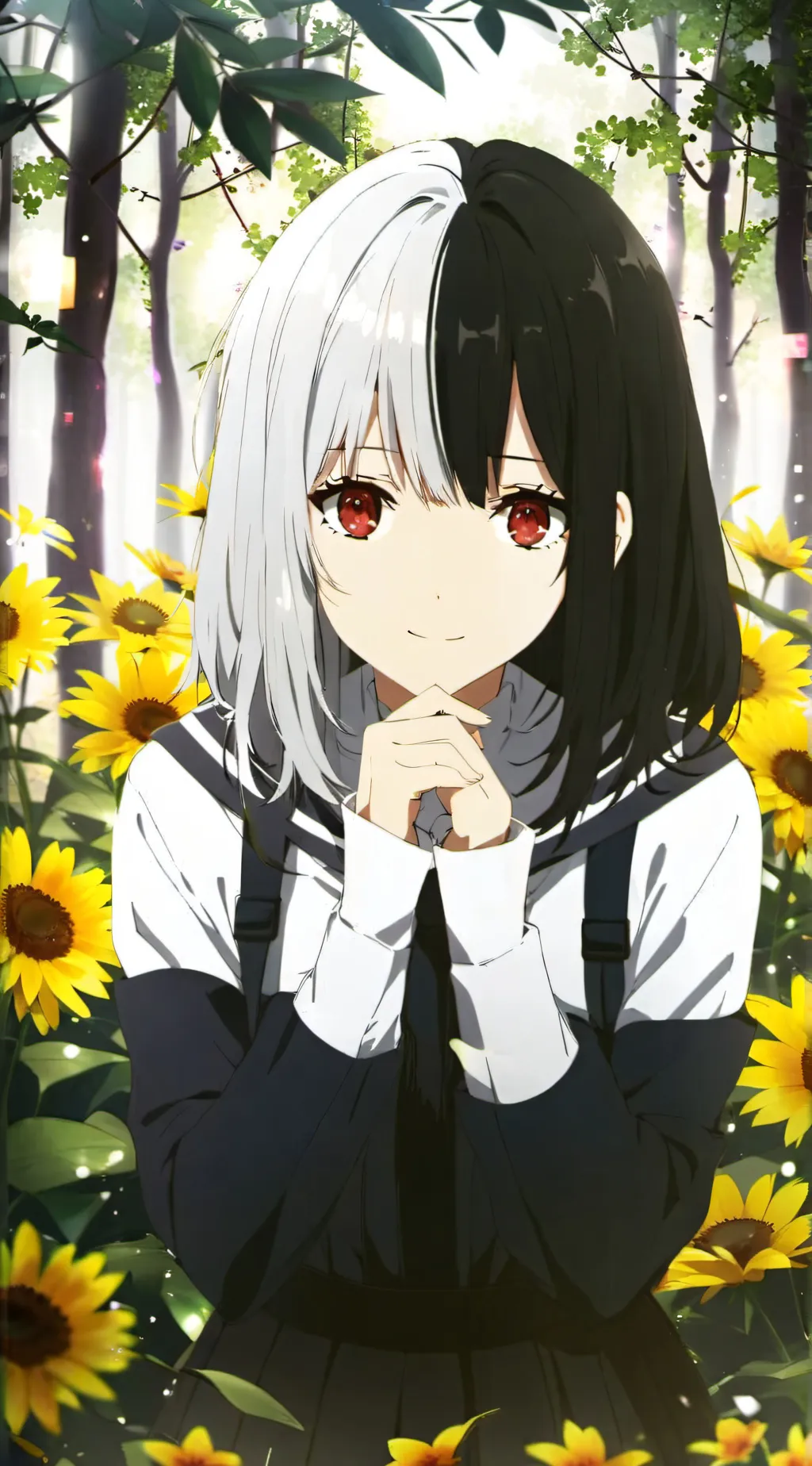 ai character: Emo girl background