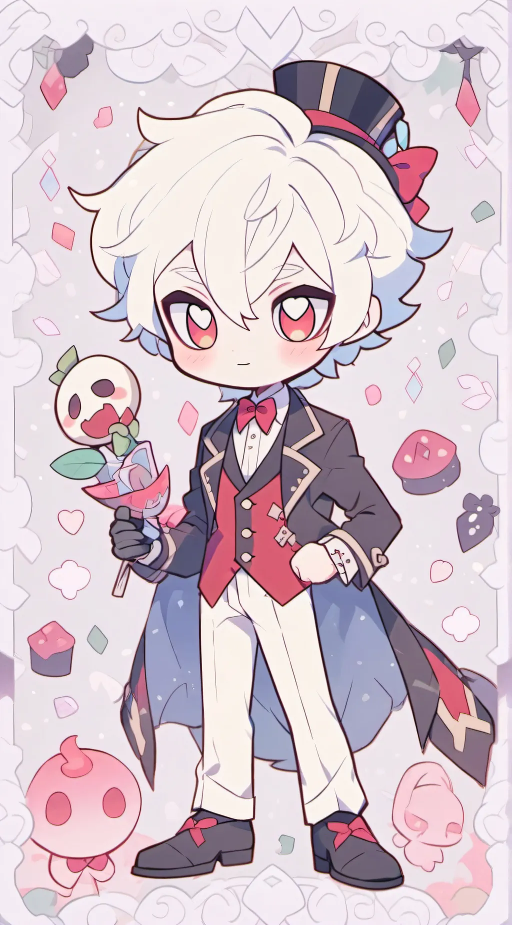 ai character: HH Human  background