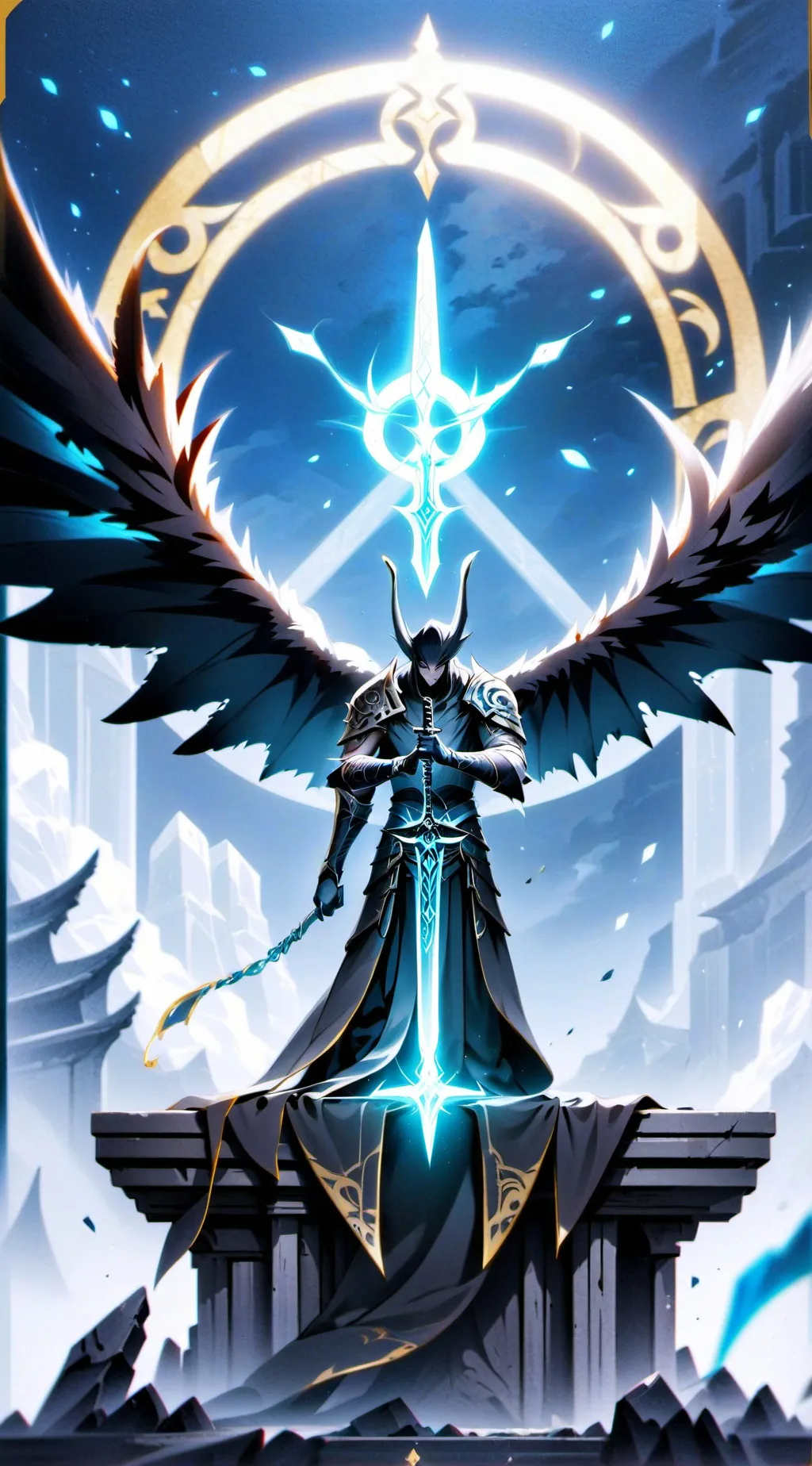 ai character: God knight background