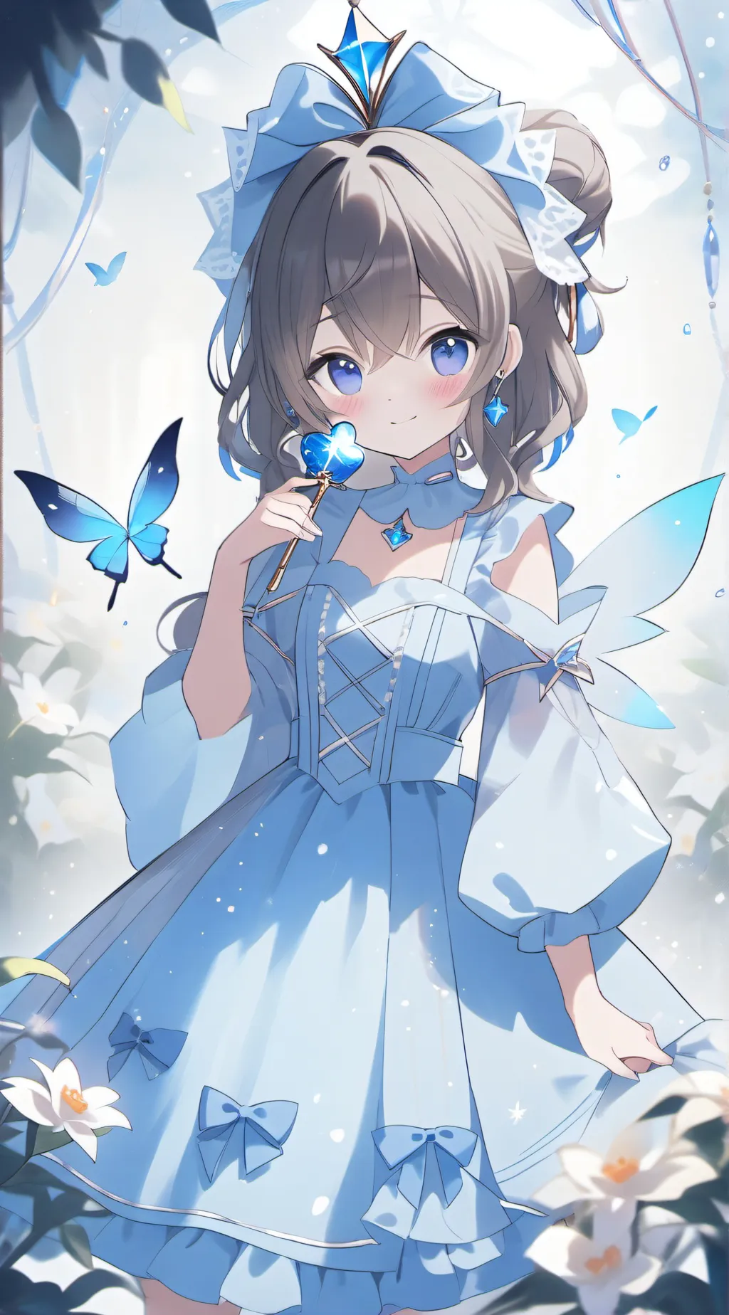 ai character: Sapphire background