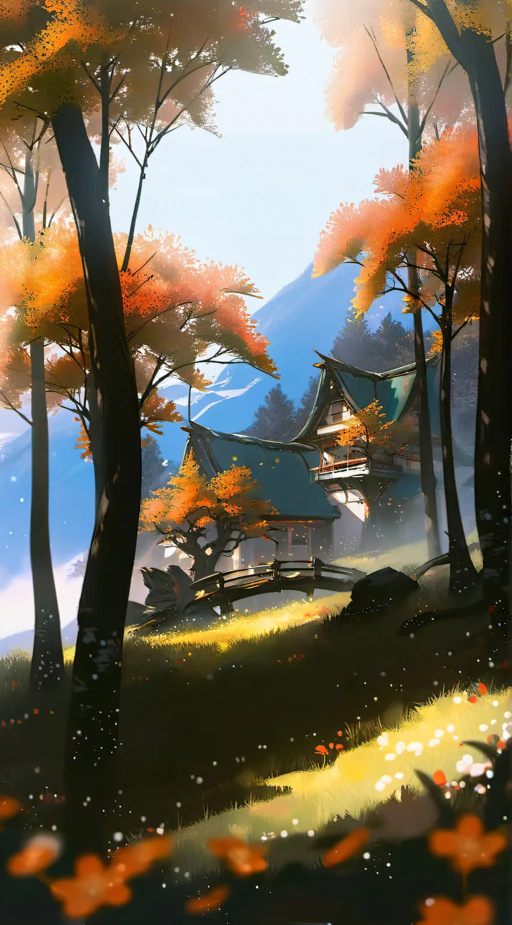 ai character: Smiling critters background