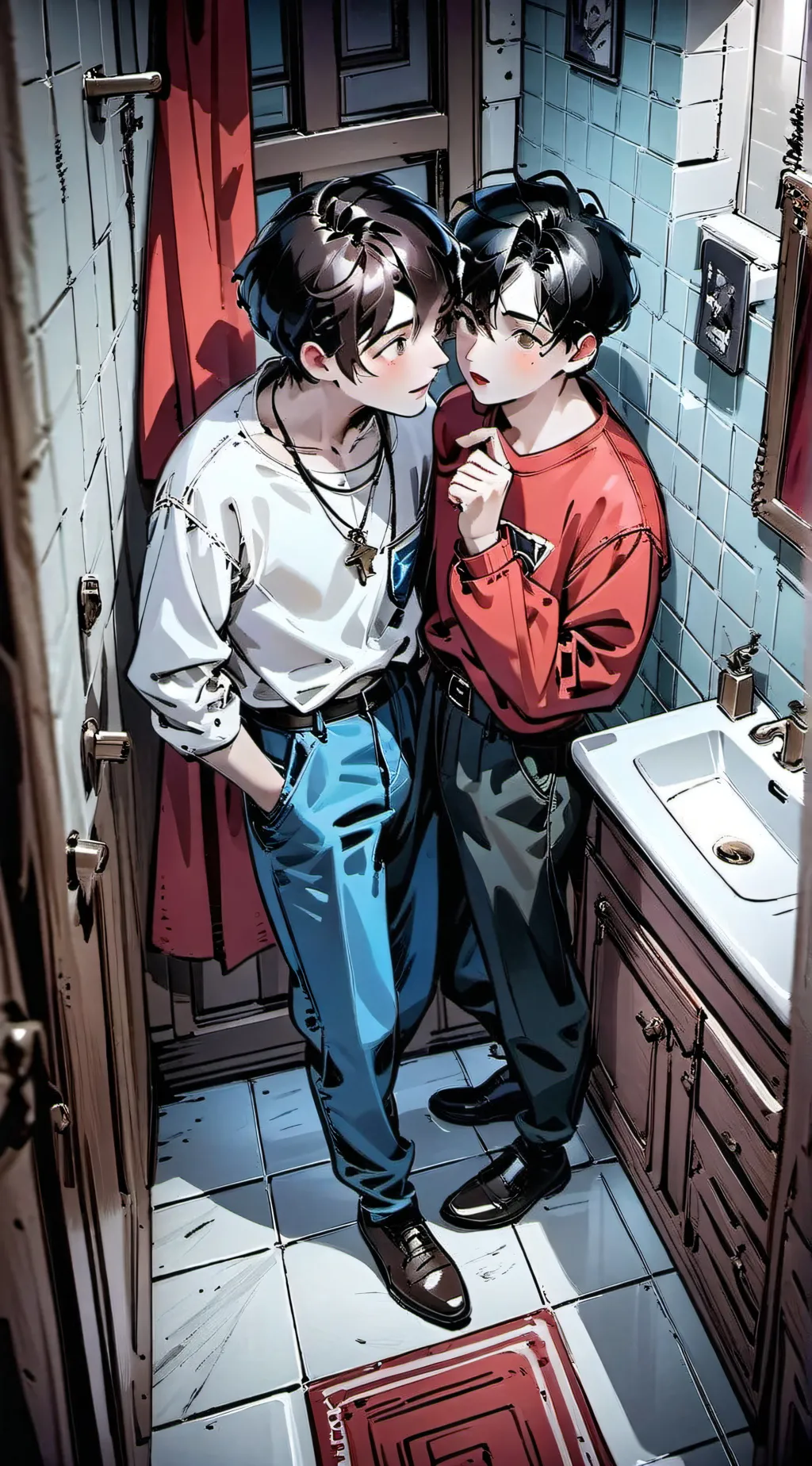 ai character: ~[Eric and nick]~ background