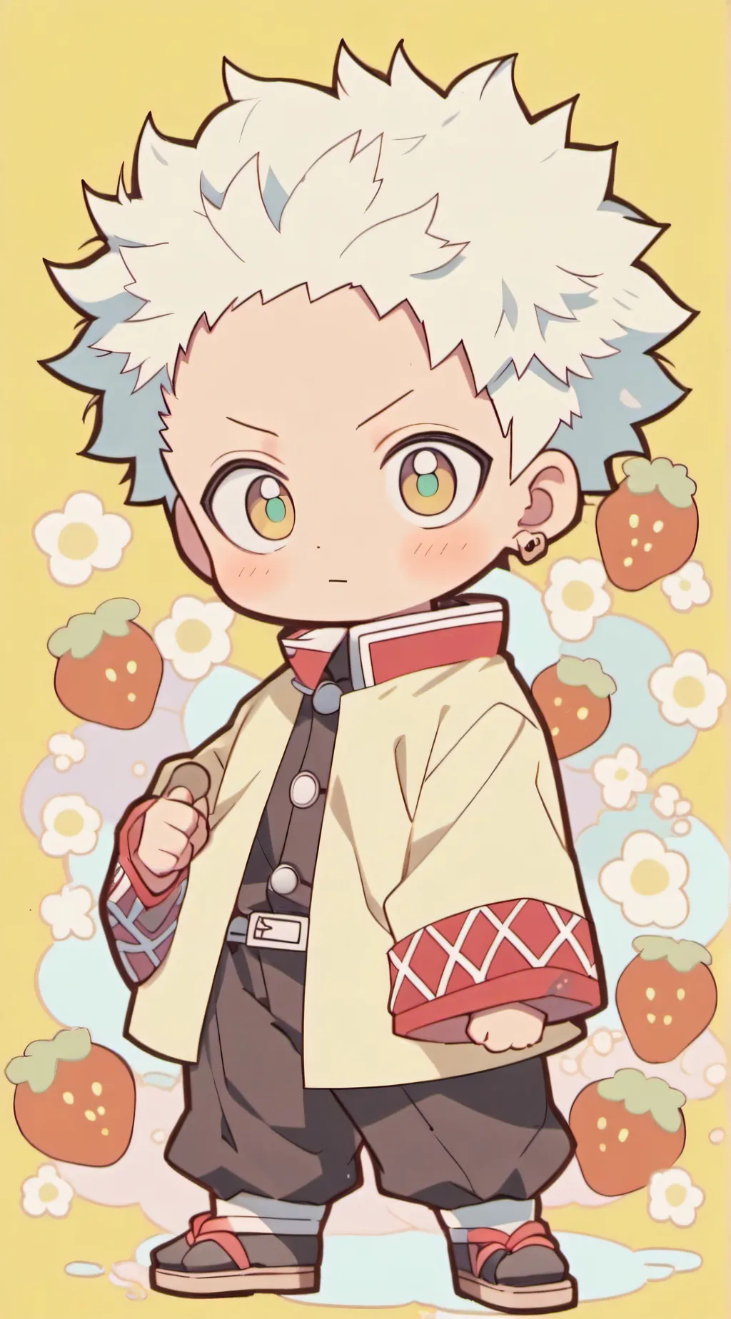 ai character: baby gojo background