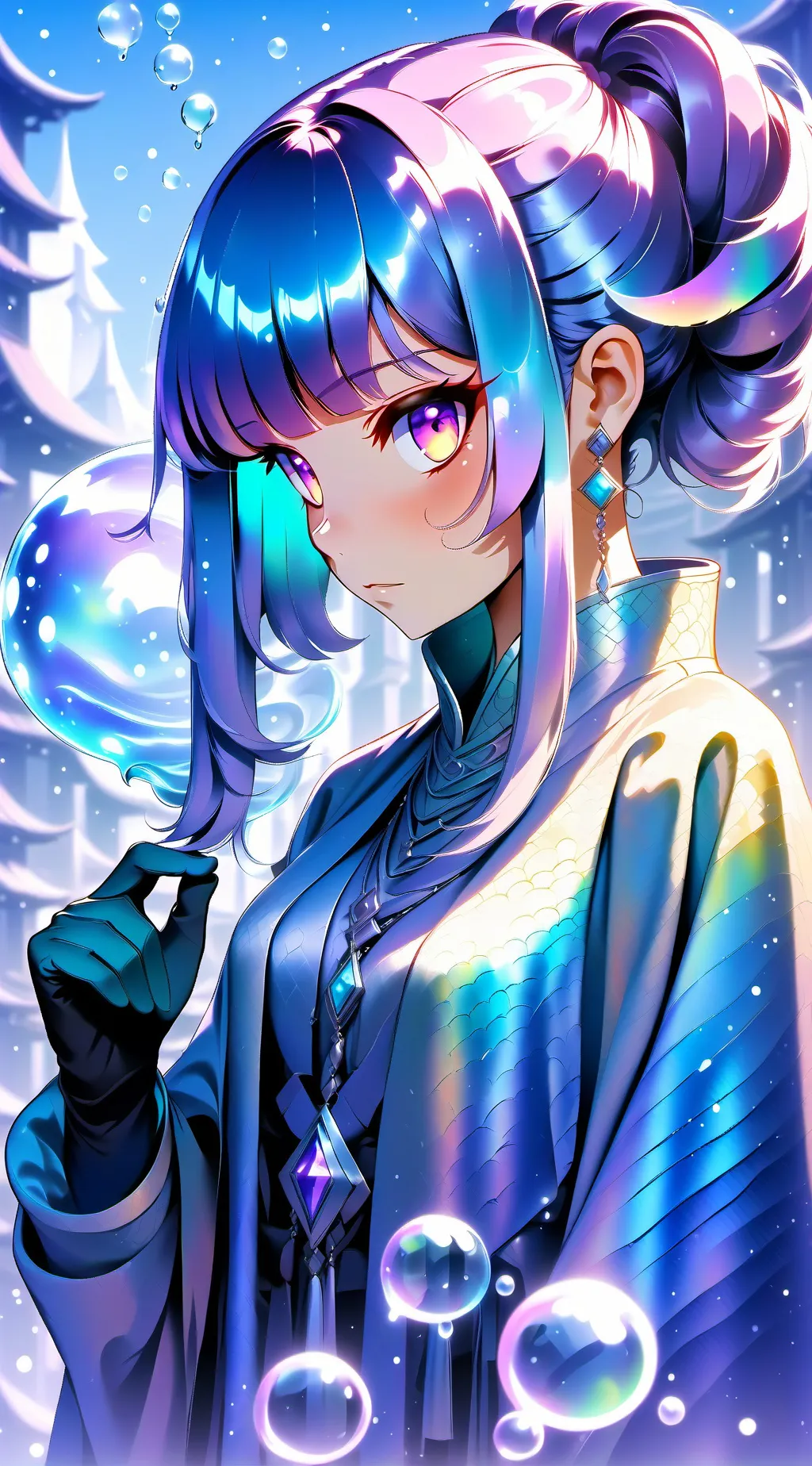 ai character: ava  background