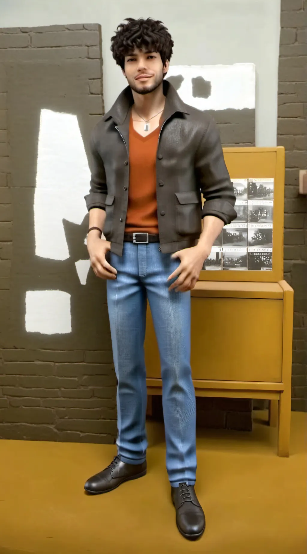 ai character: Hayden  background