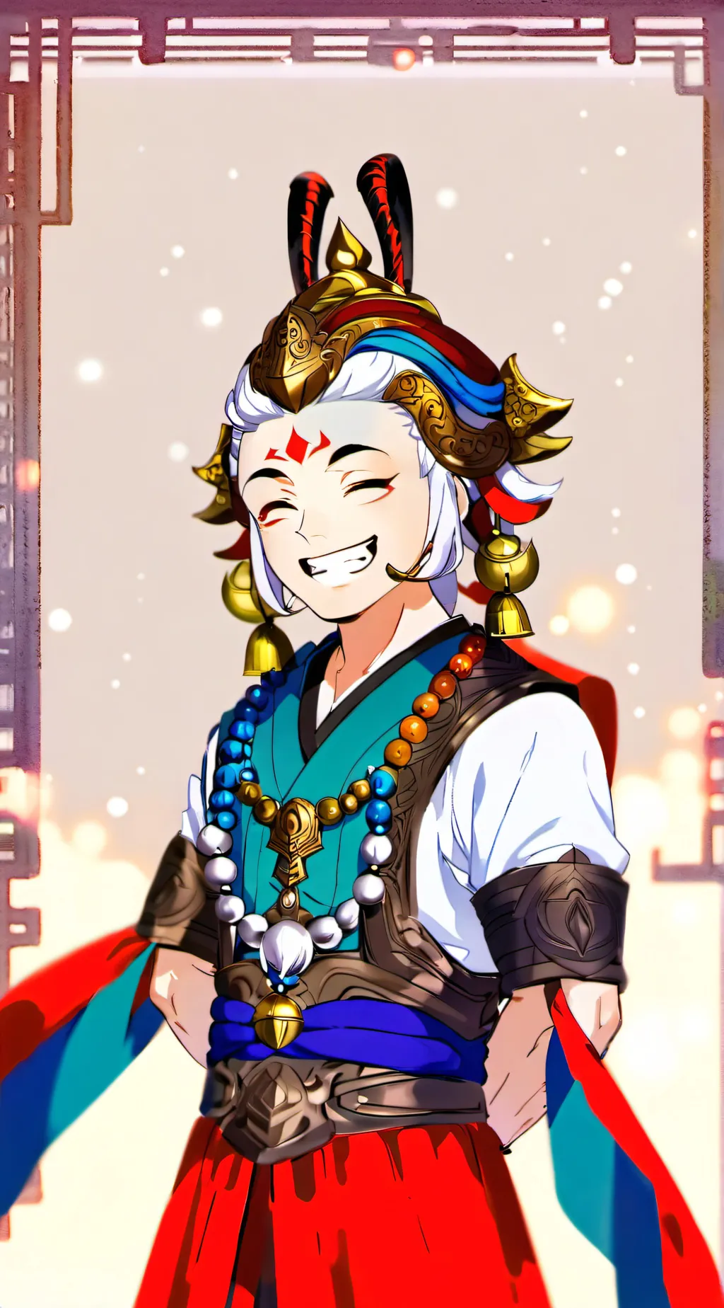 ai character: Rengoku KNY background