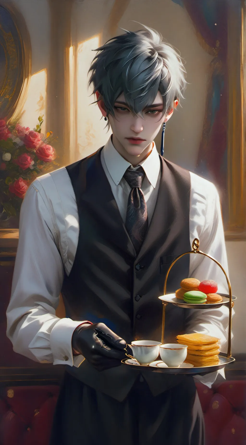 ai character: Valen  background