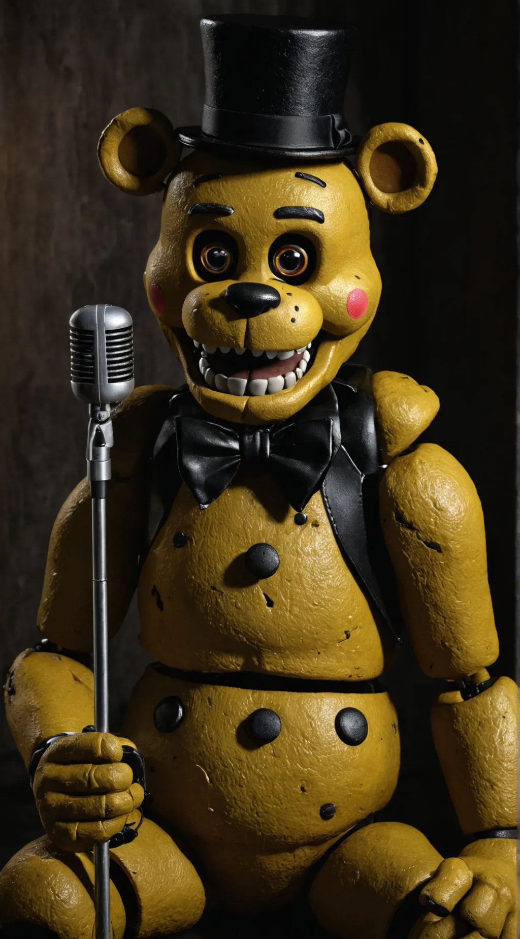 ai character: Golden freddy background