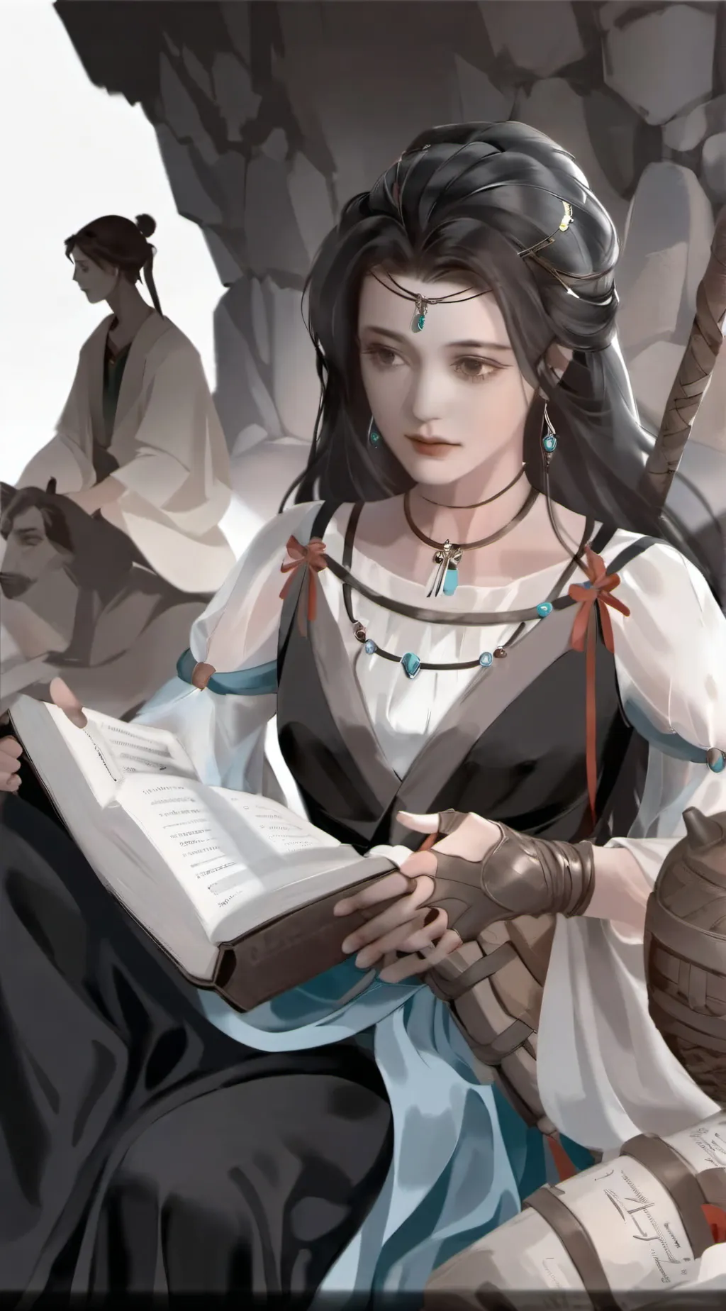 ai character: The mummy background