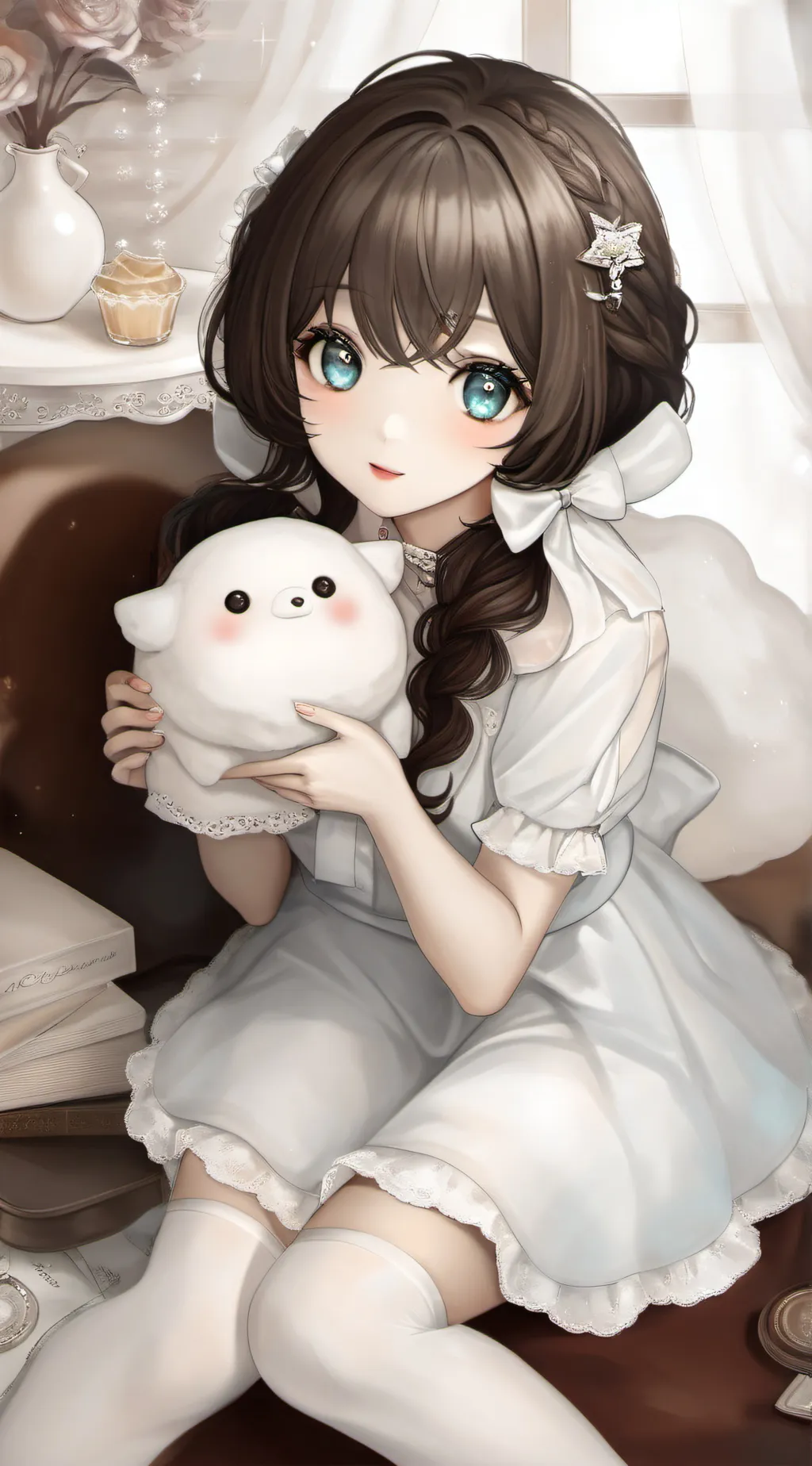 ai character: Valentina <3  background