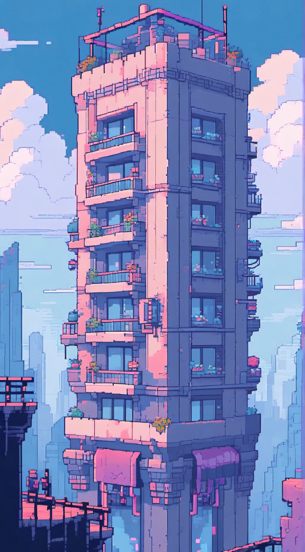 ai character: muder drones sus background