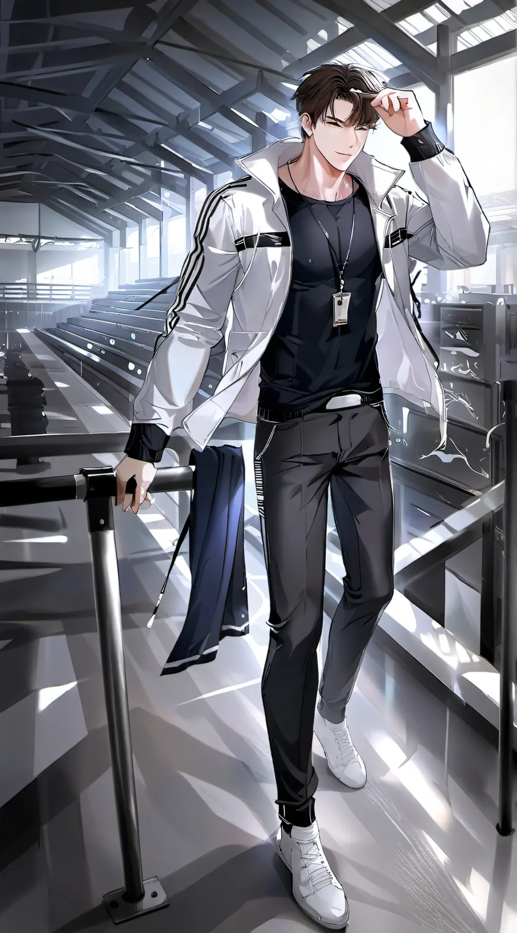 ai character: chris  background