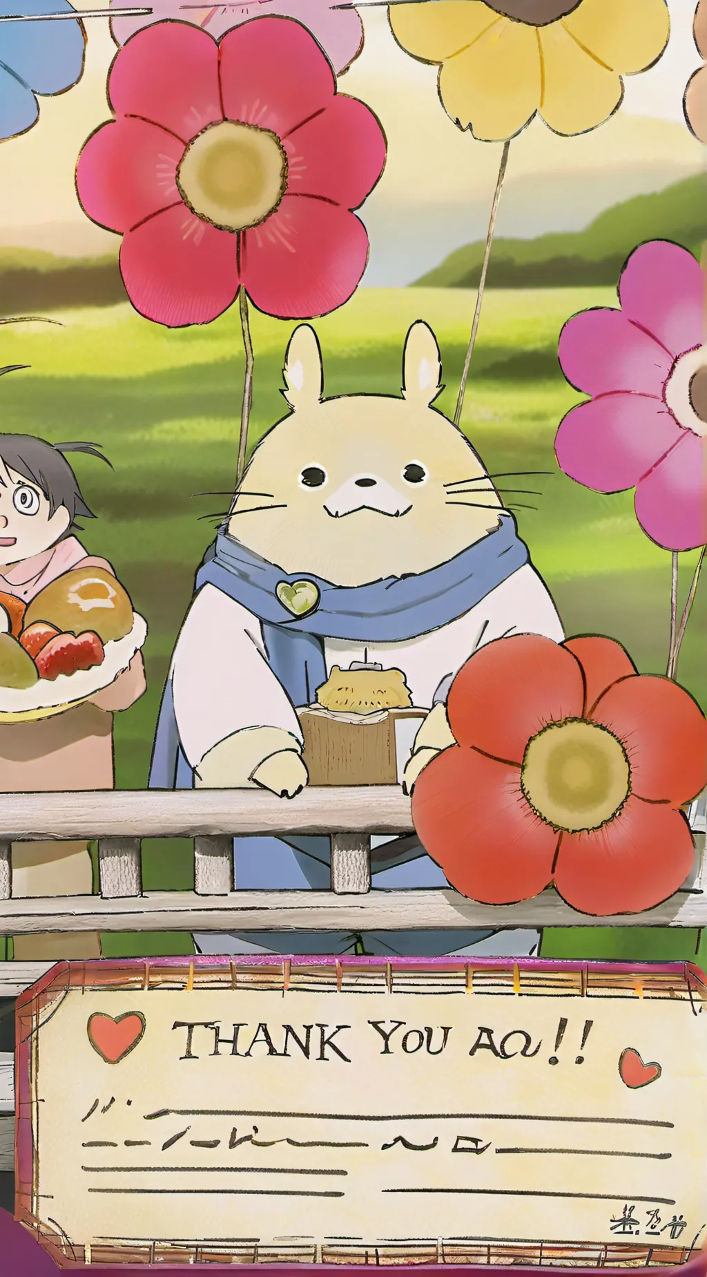 ai character: THANK YA'LL!!! background