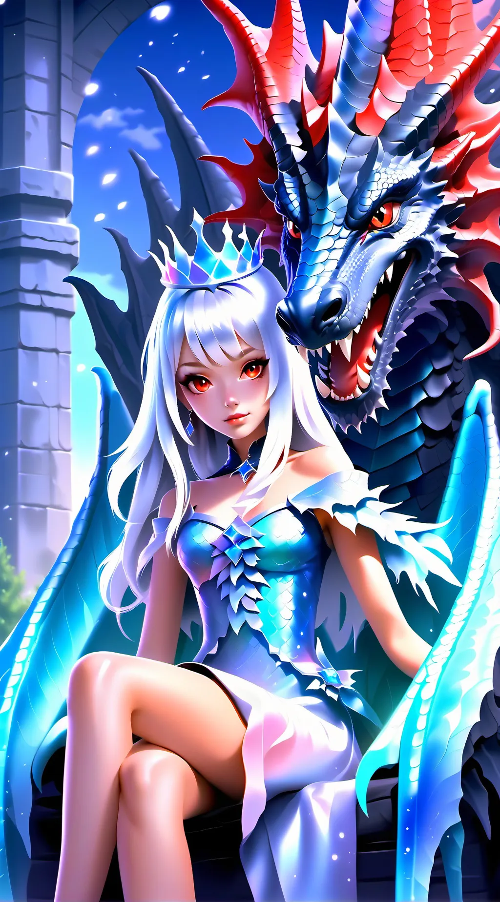 ai character: Dragon Queen background