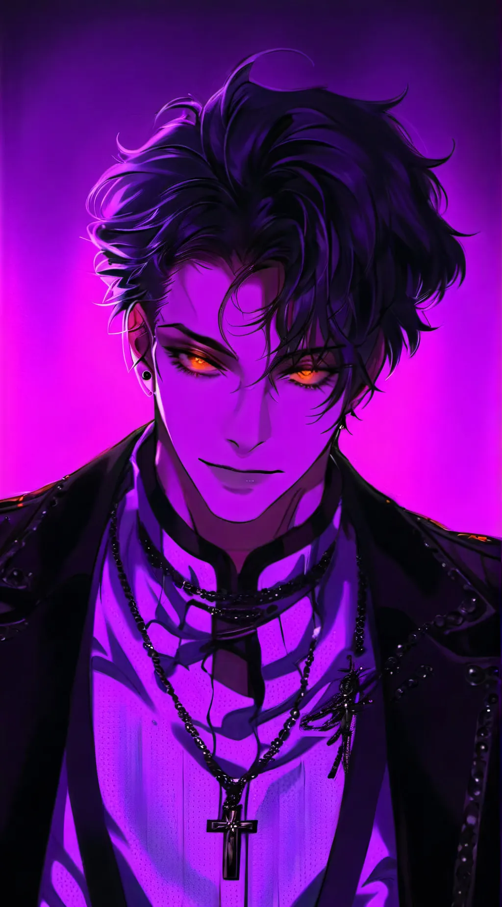 ai character: Micha Louve background