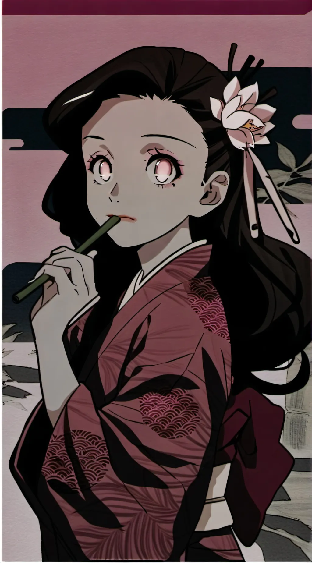 ai character: Shinobu x Giyu. background