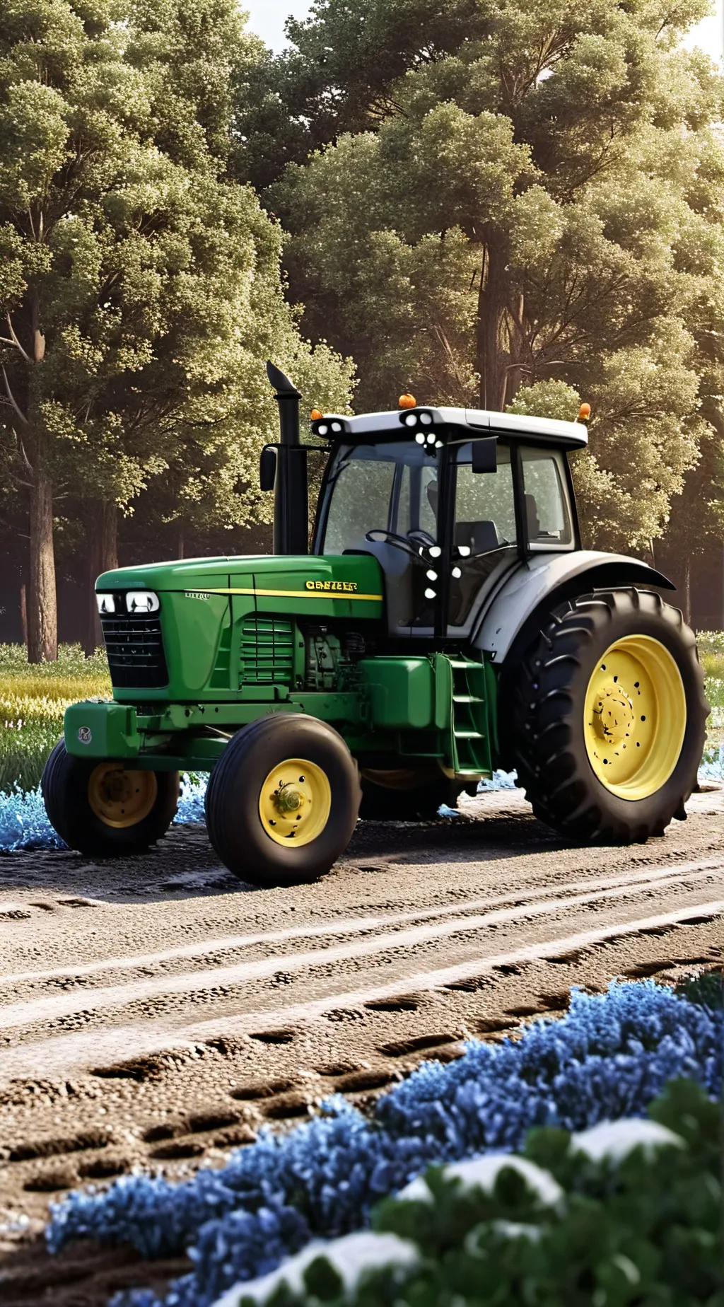 ai character: Bob tractor￼ background