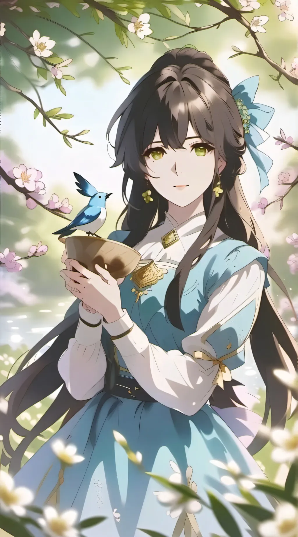 ai character: Anastasia background