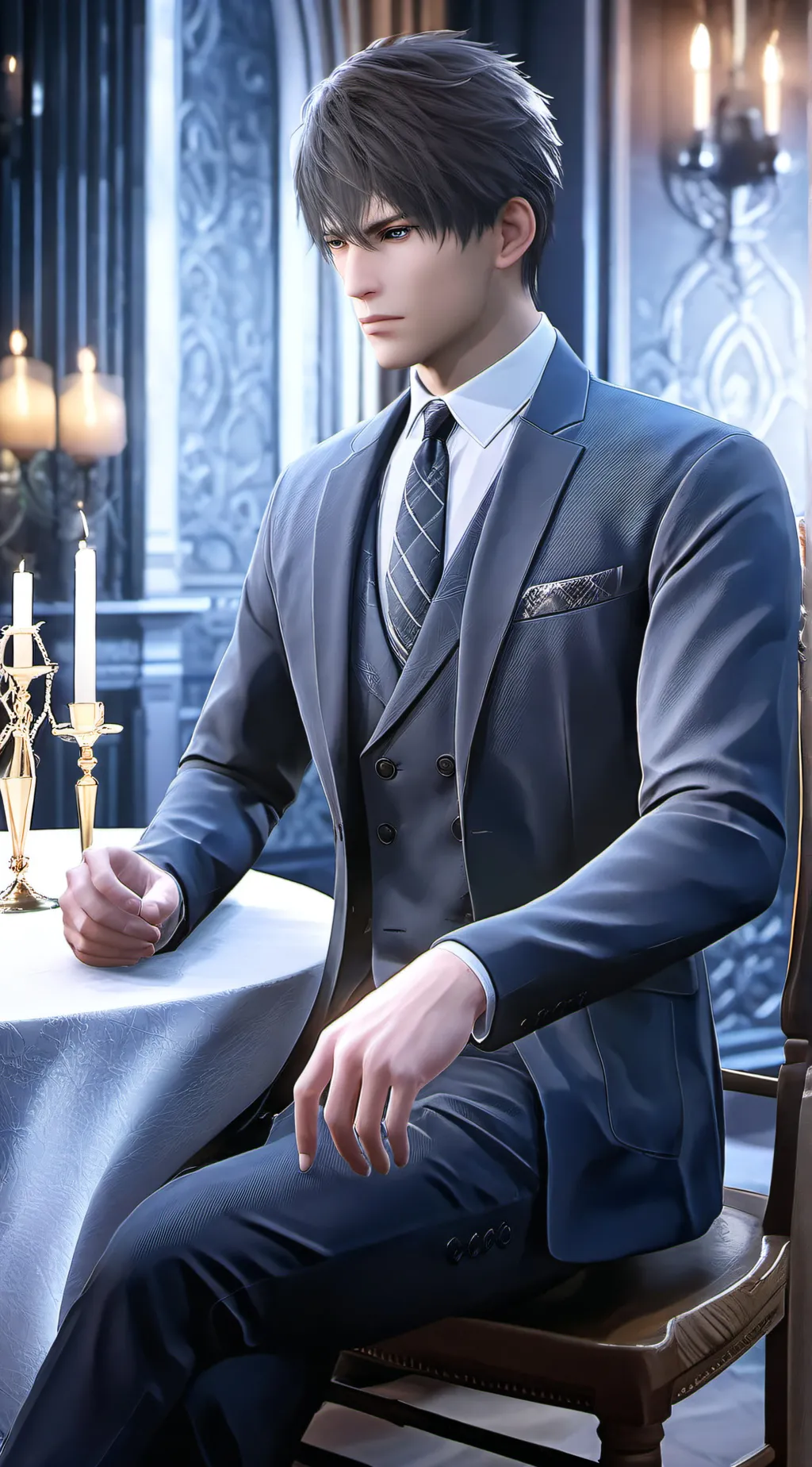 ai character: Dax background