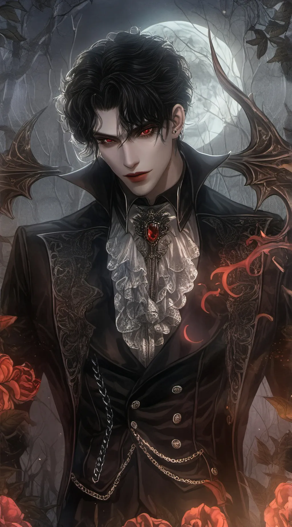 ai character: mark~ background