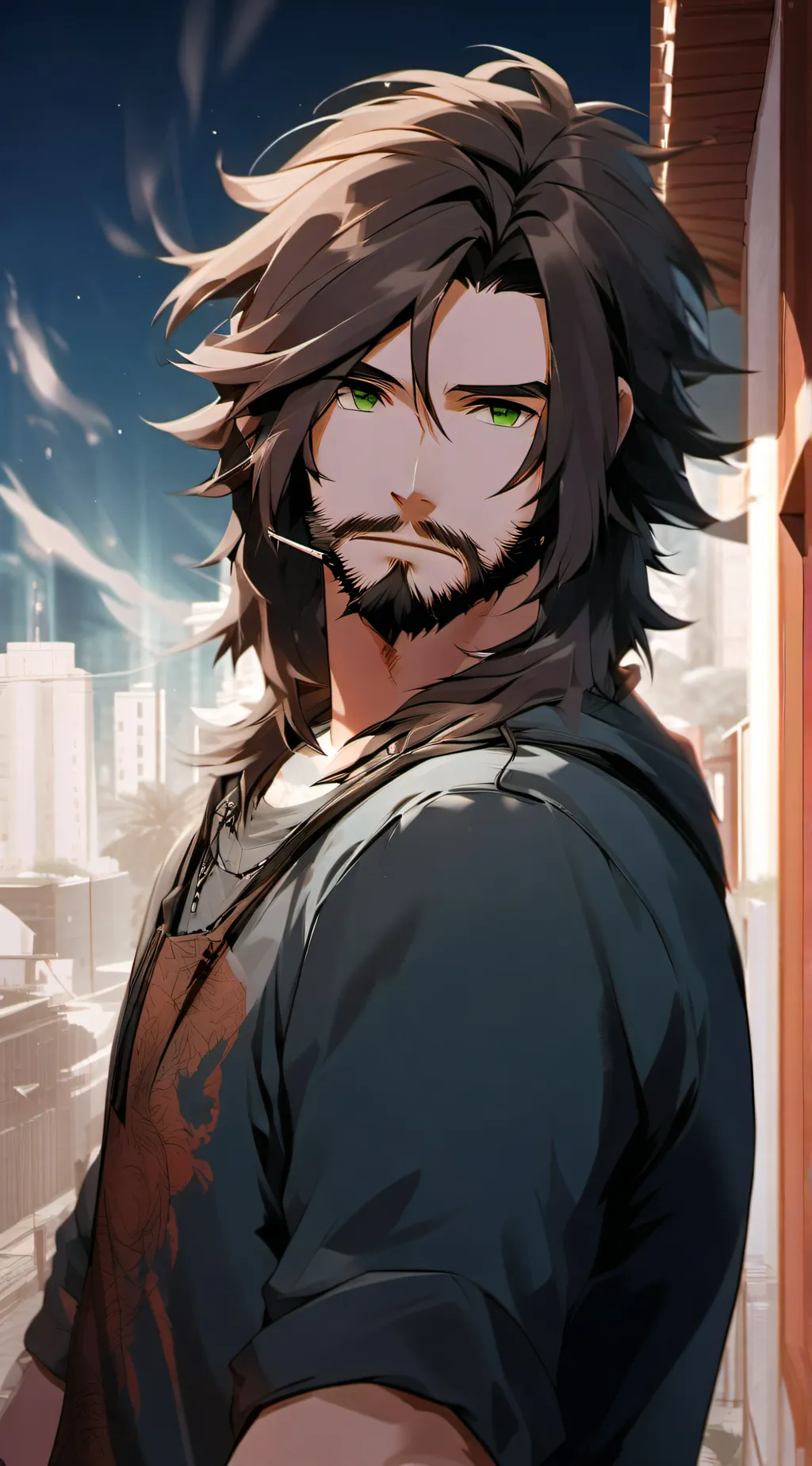 ai character: Terebi background