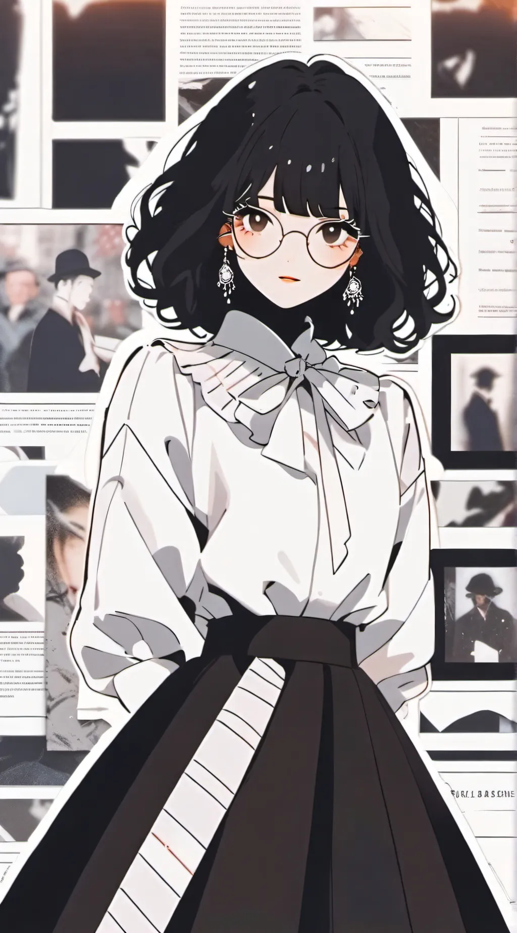 ai character: luna background