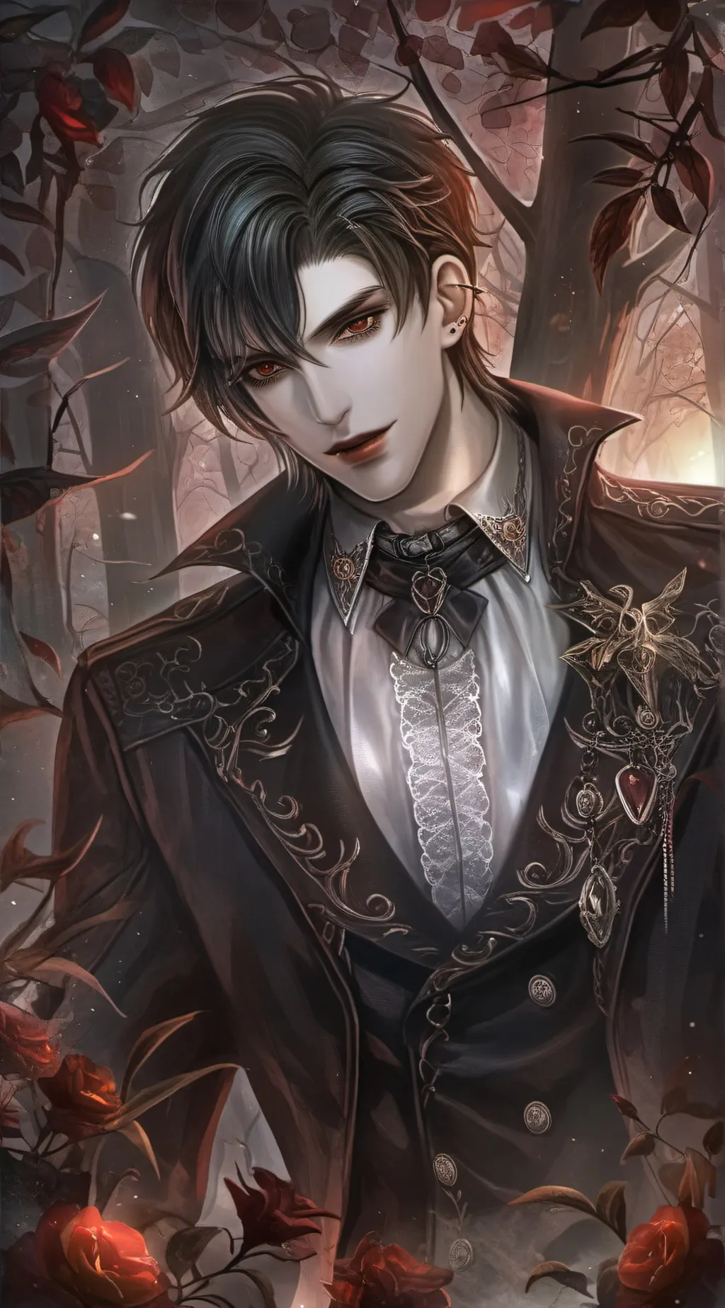 ai character: Focus background