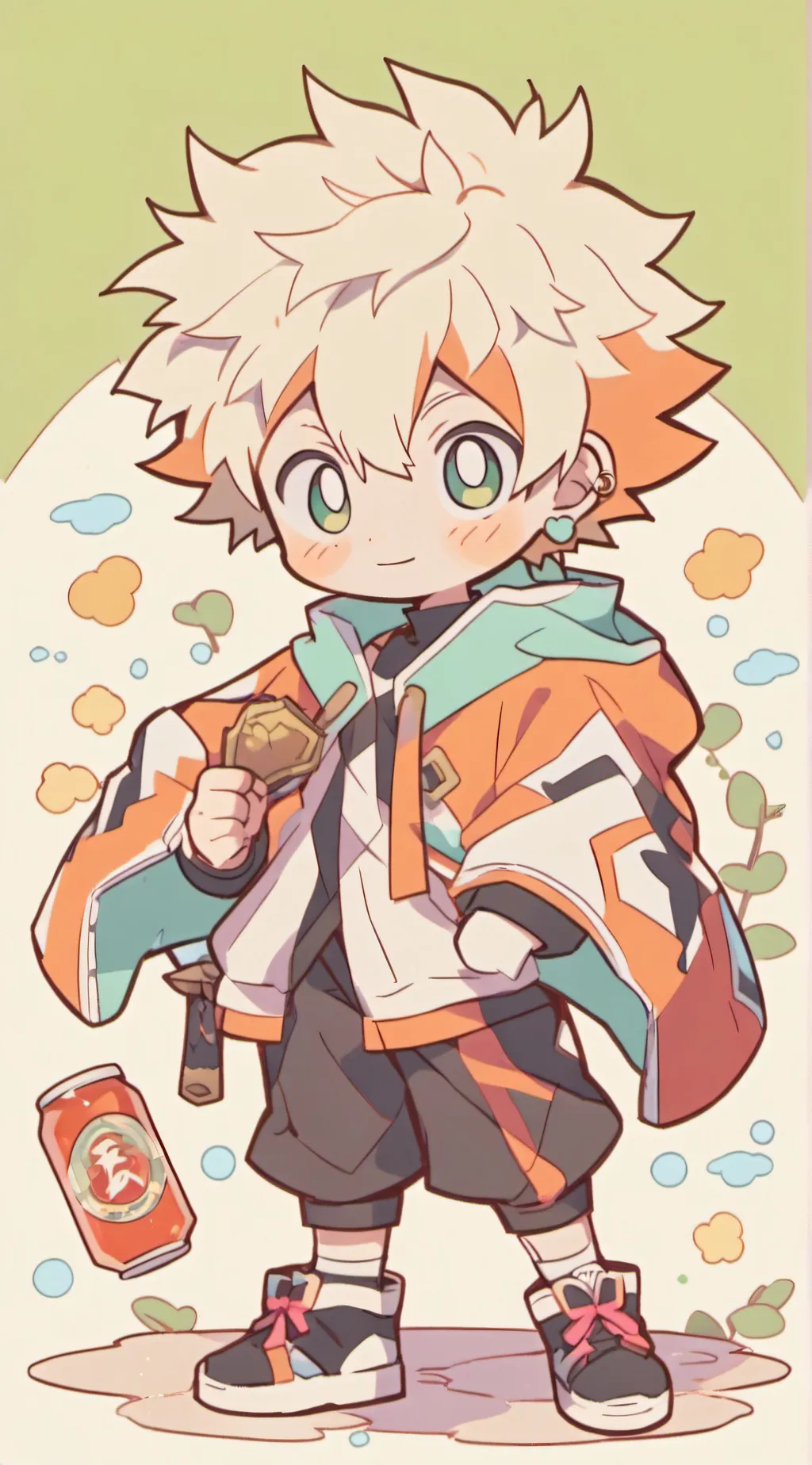 ai character: Bakugo (you maid)  background