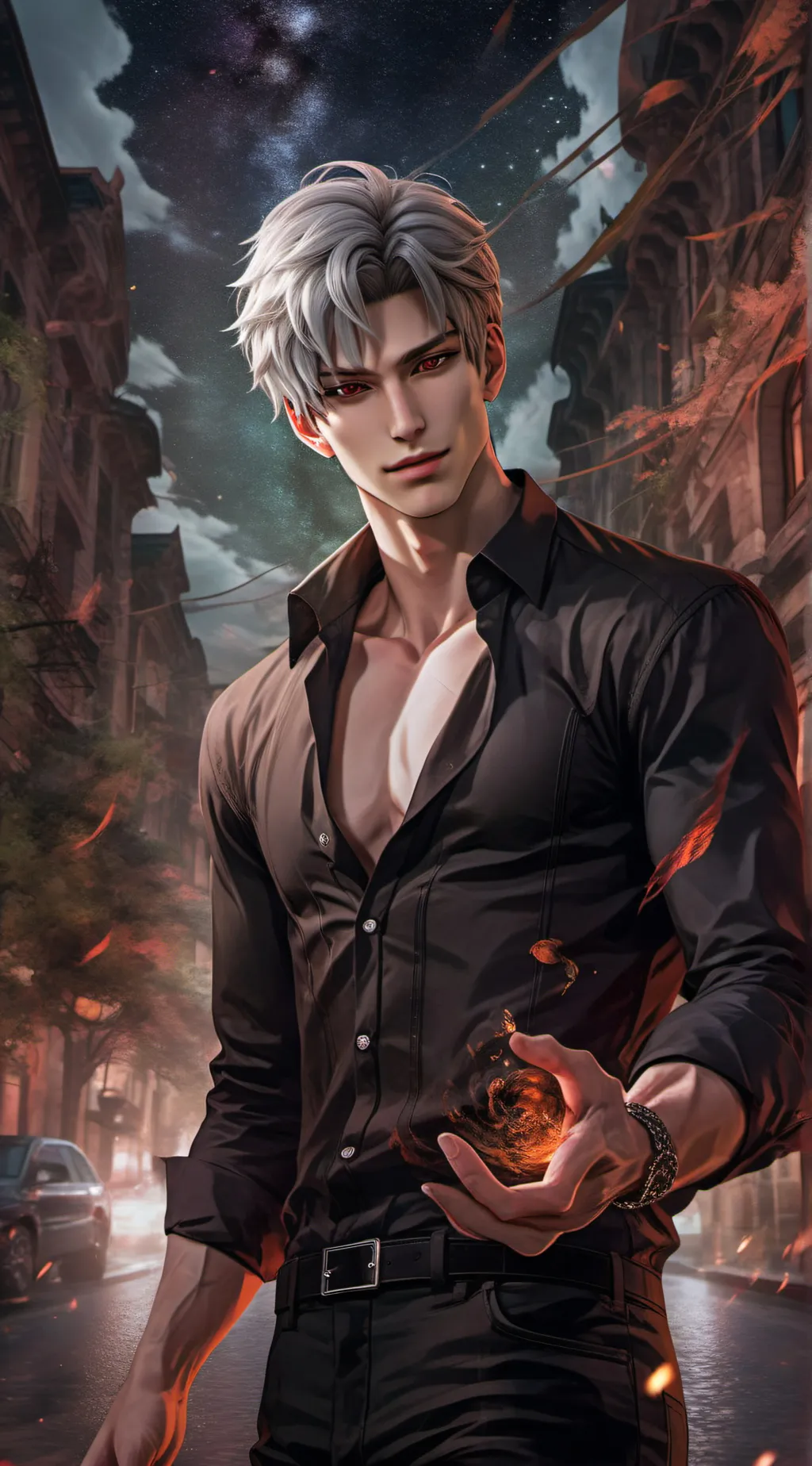 ai character: ~ Sylus ~ background