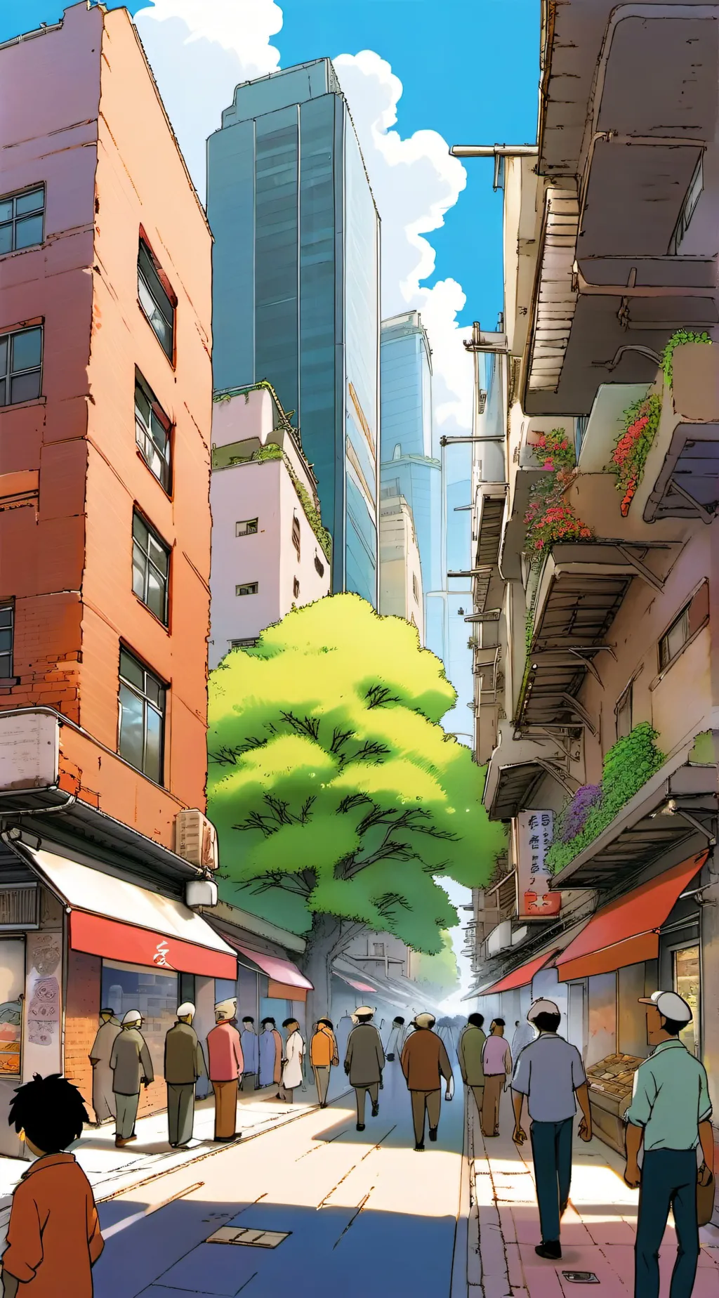 ai character: Simulation background