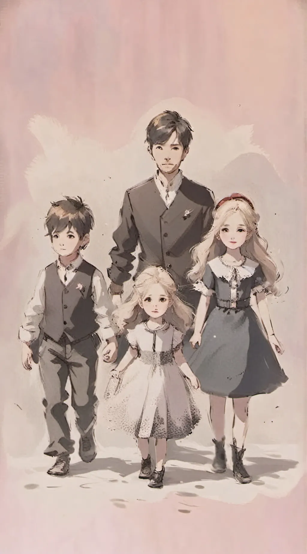 ai character: baby kaci(you)  background