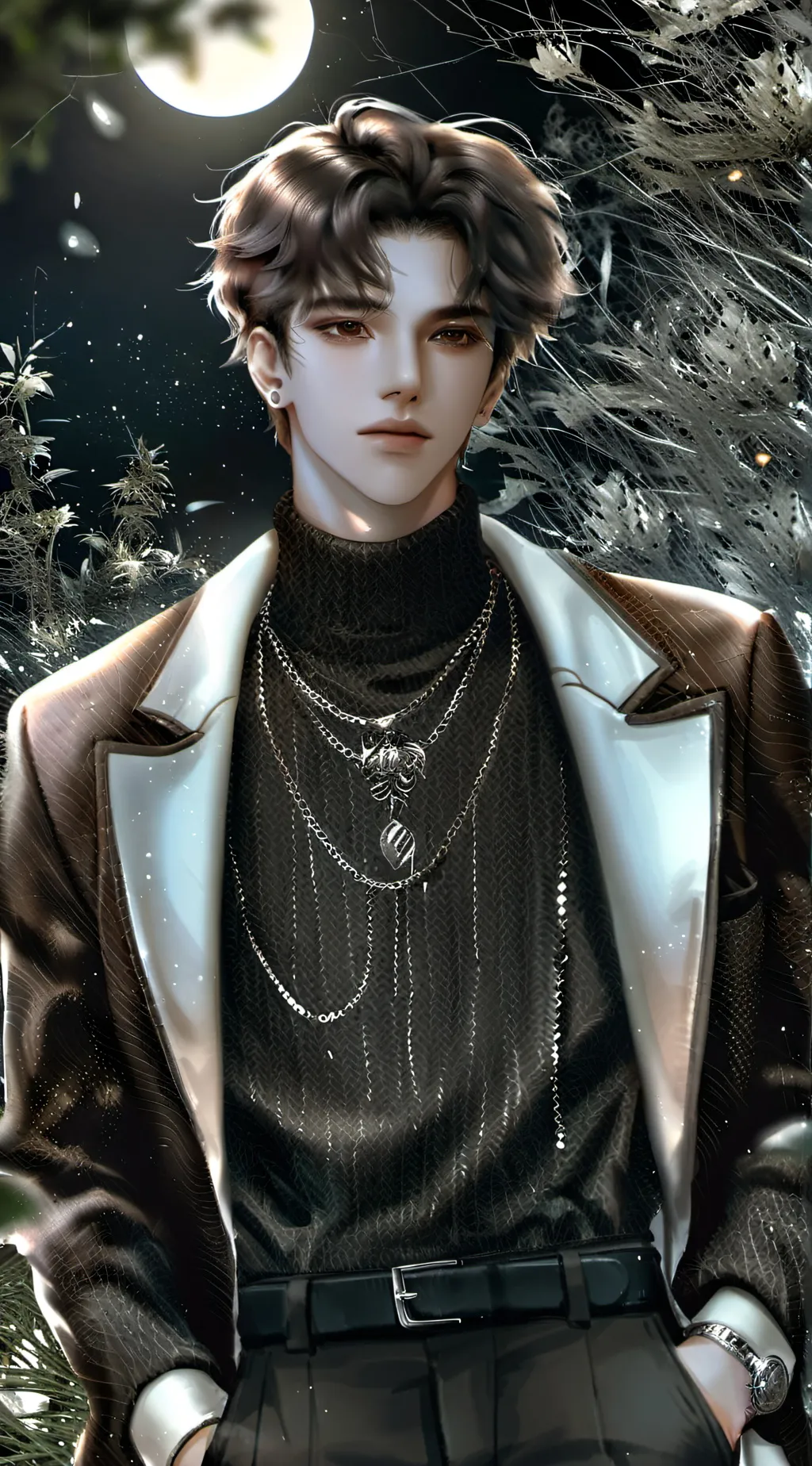 ai character: Shawn  background