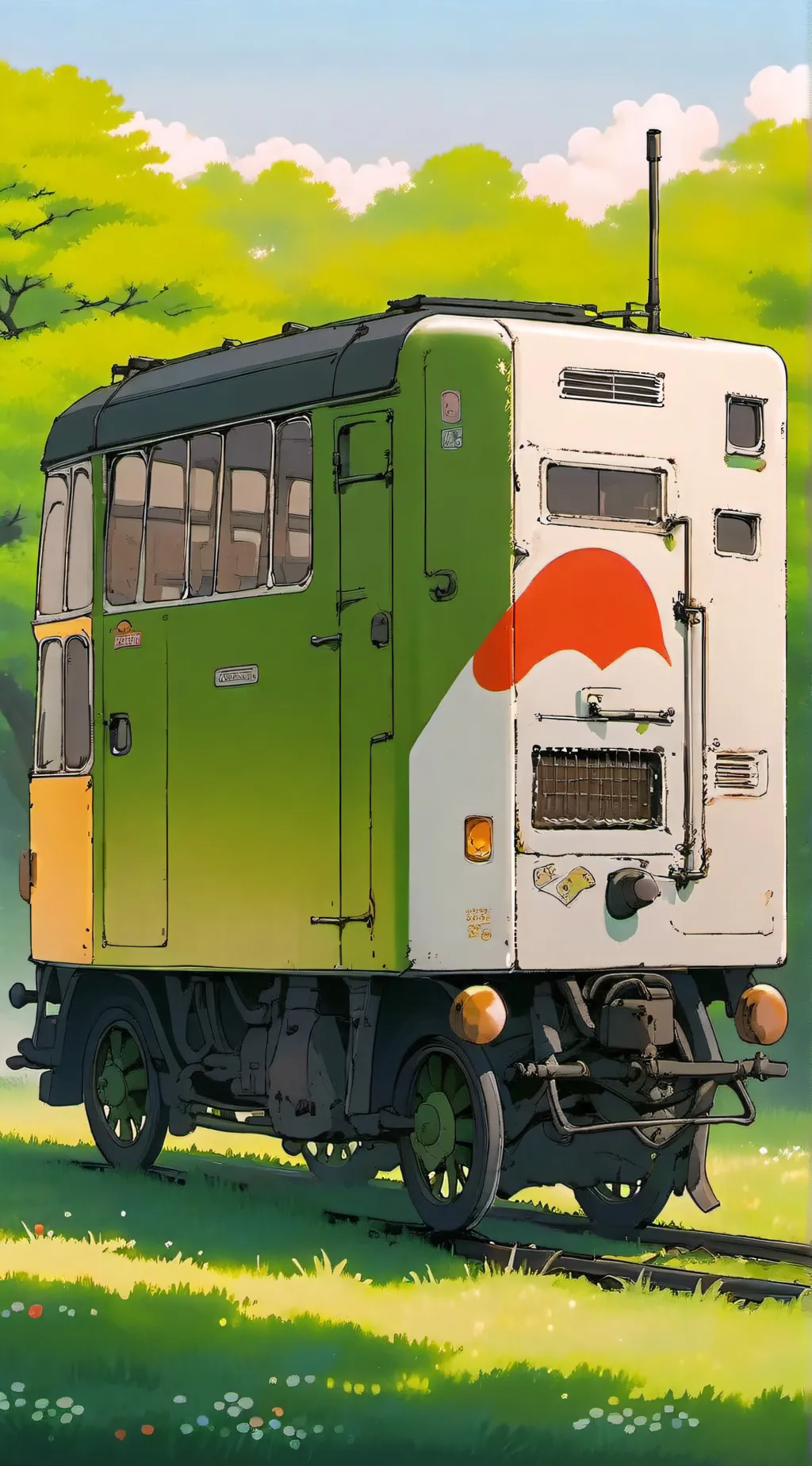 ai character: road trip background