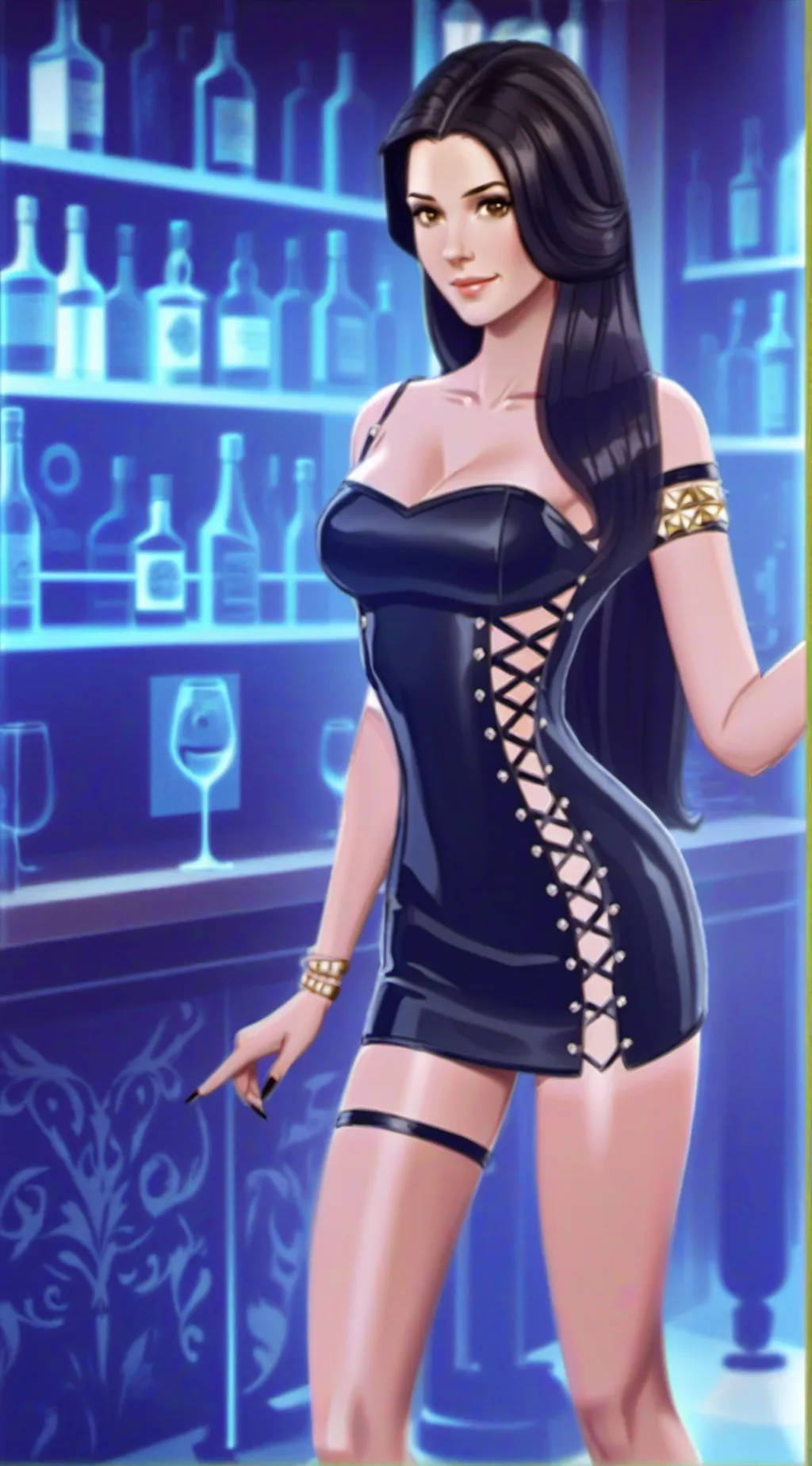 ai character: Serafine background