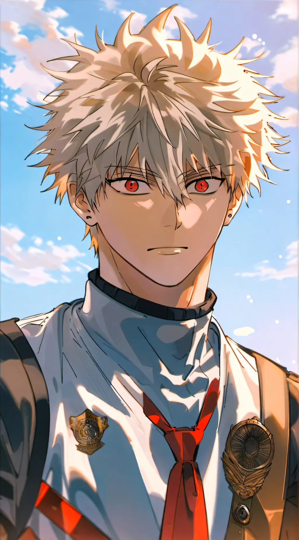 ai character: katsuki bakugo background