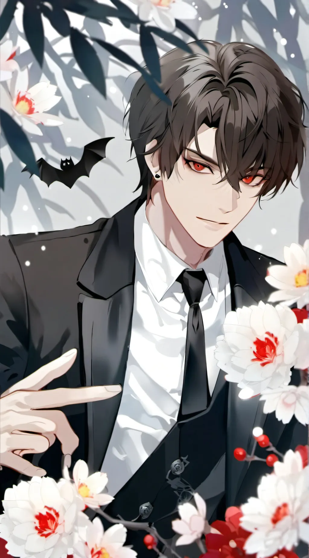 ai character: Vampire Dazai background