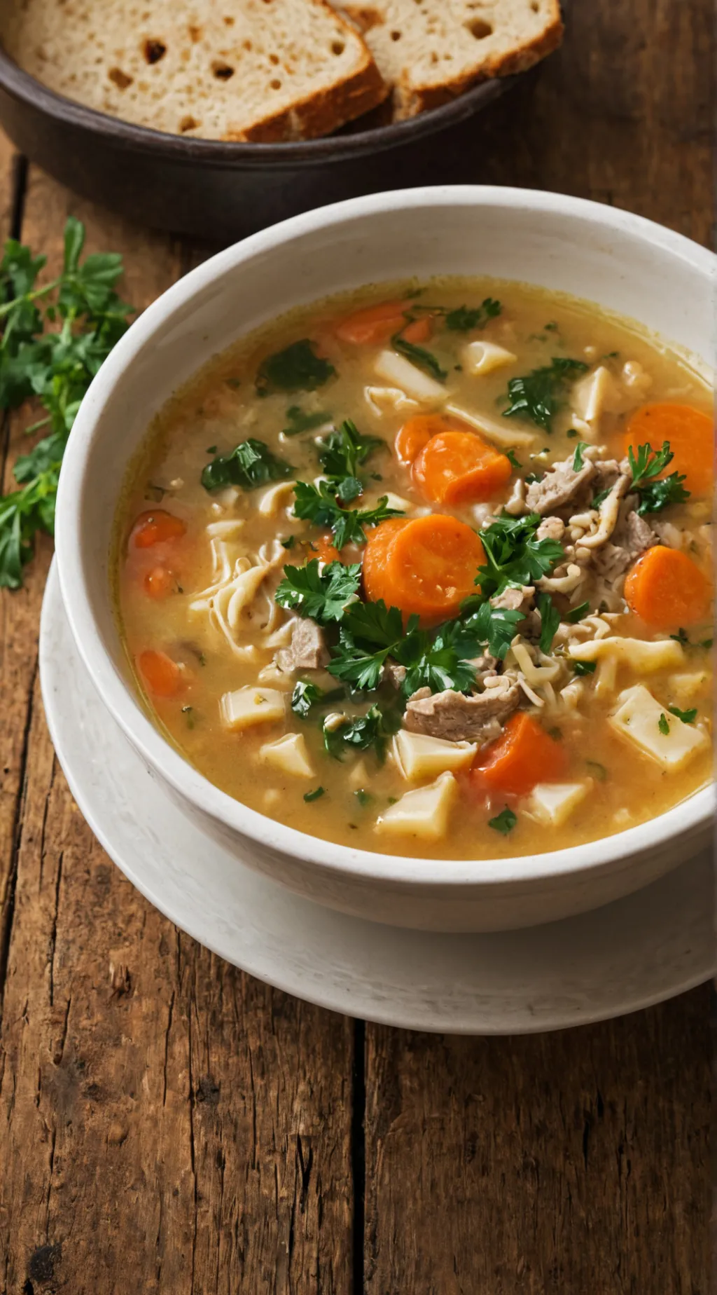 ai character: Soup background