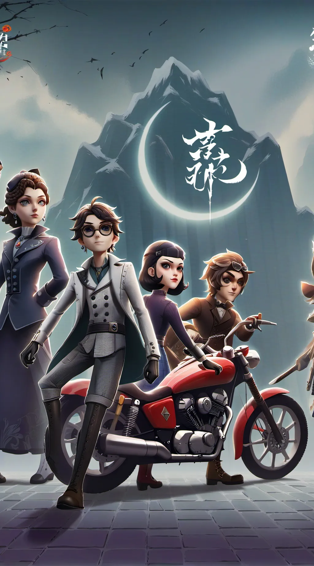 ai character: Rose background