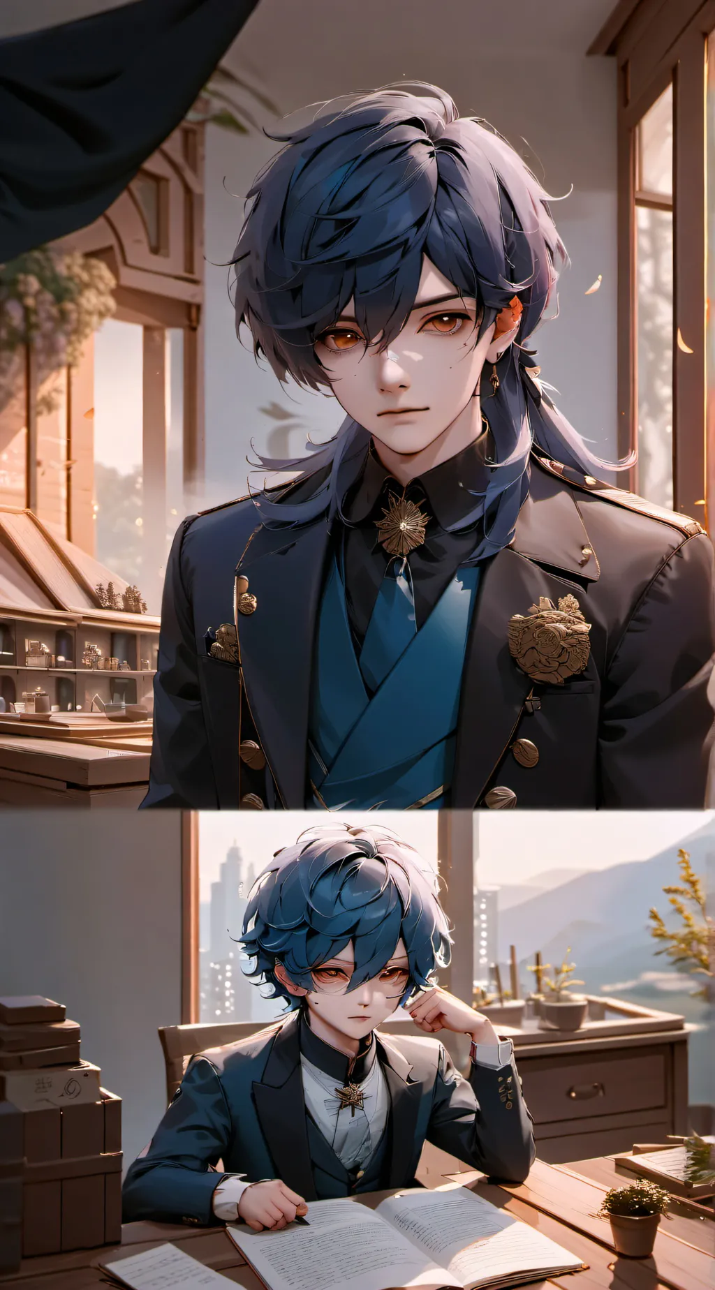 ai character: -•~<"Jaden">~•- background