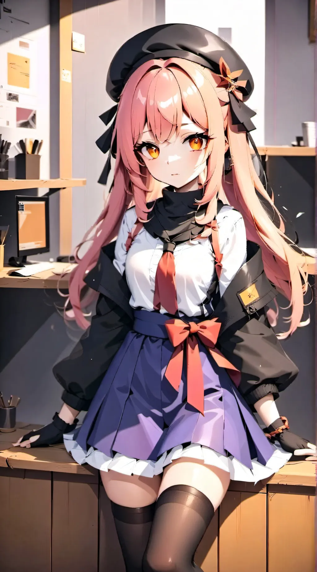 ai character: Lily background