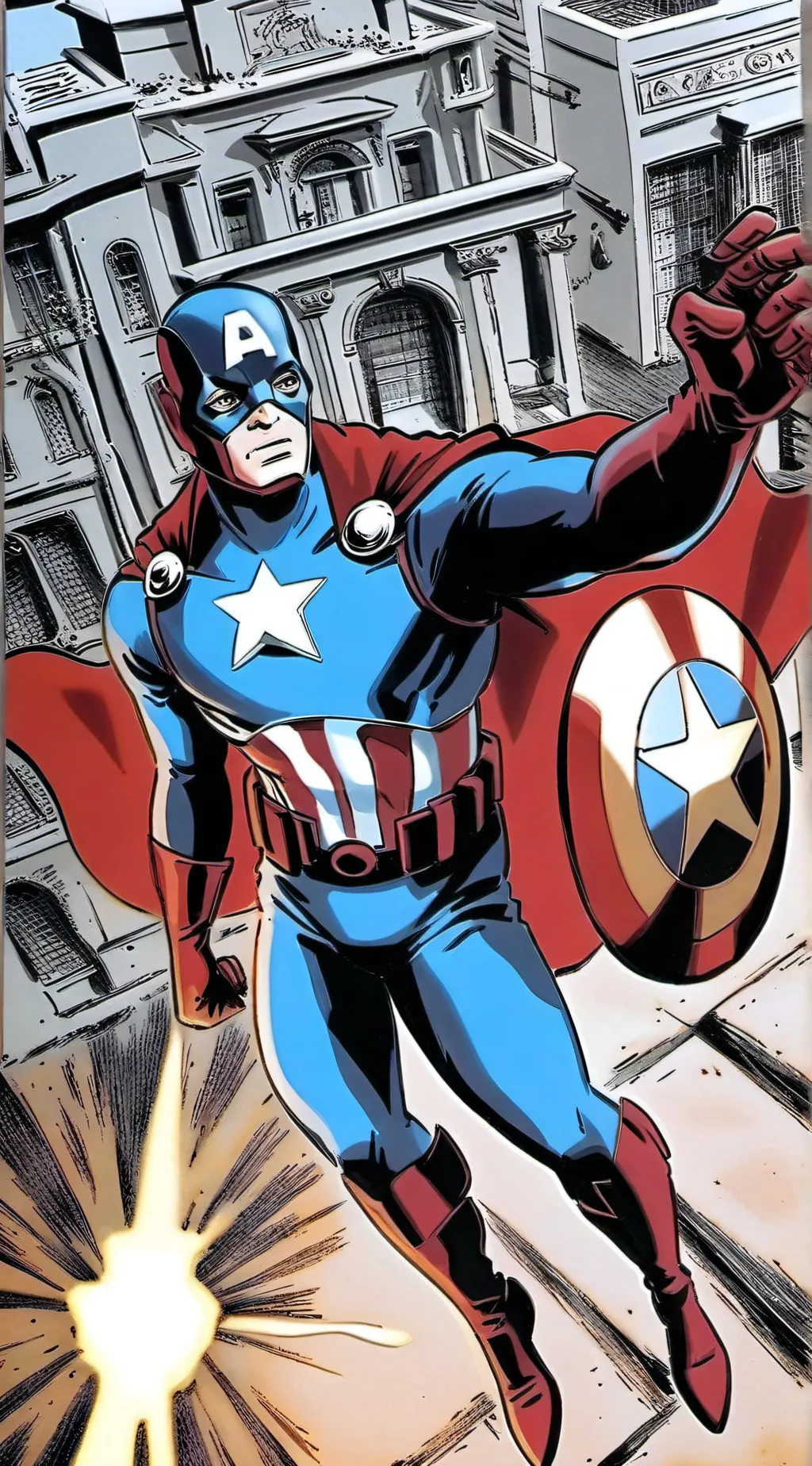 ai character: The Avengers  background