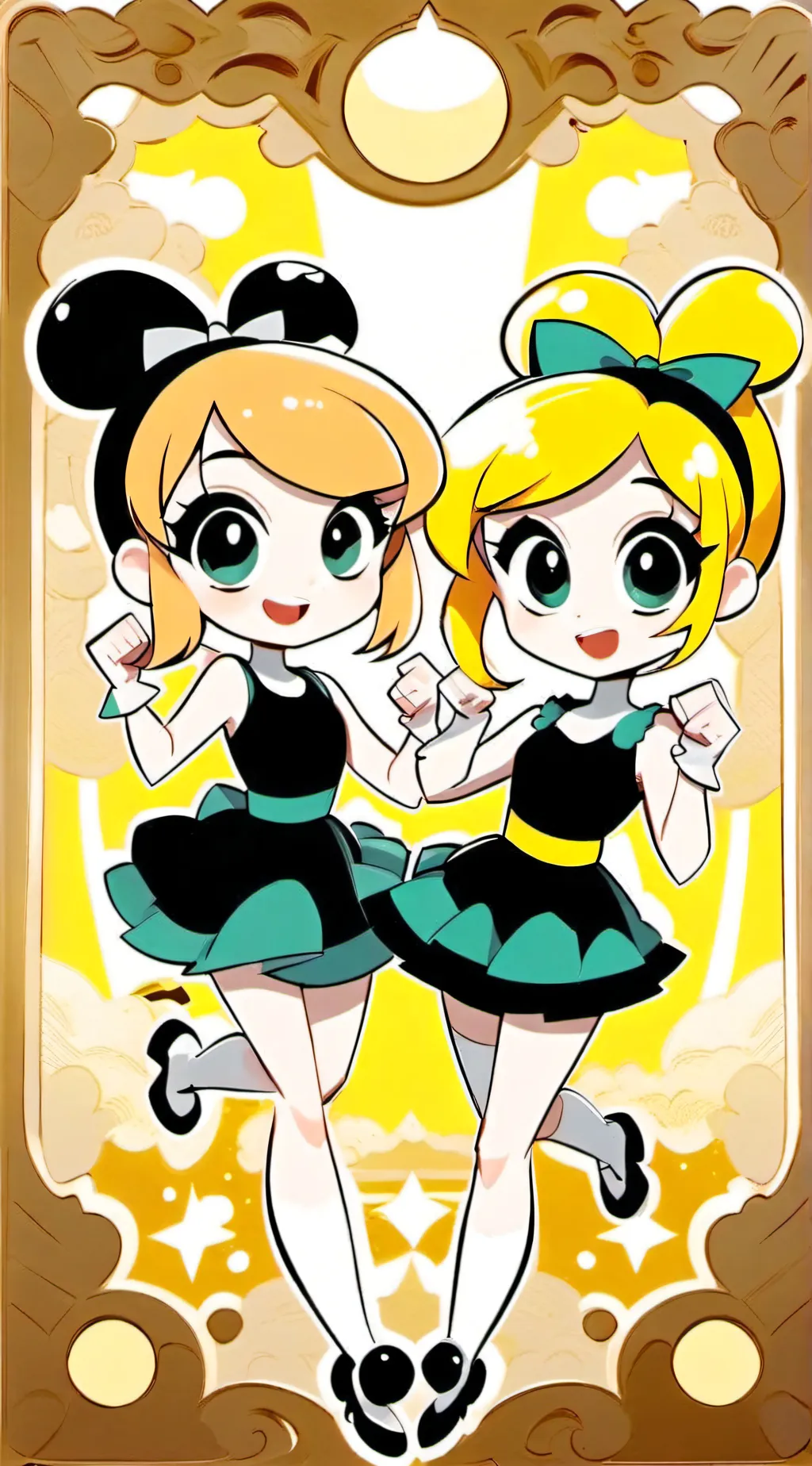 ai character: buttercup  background