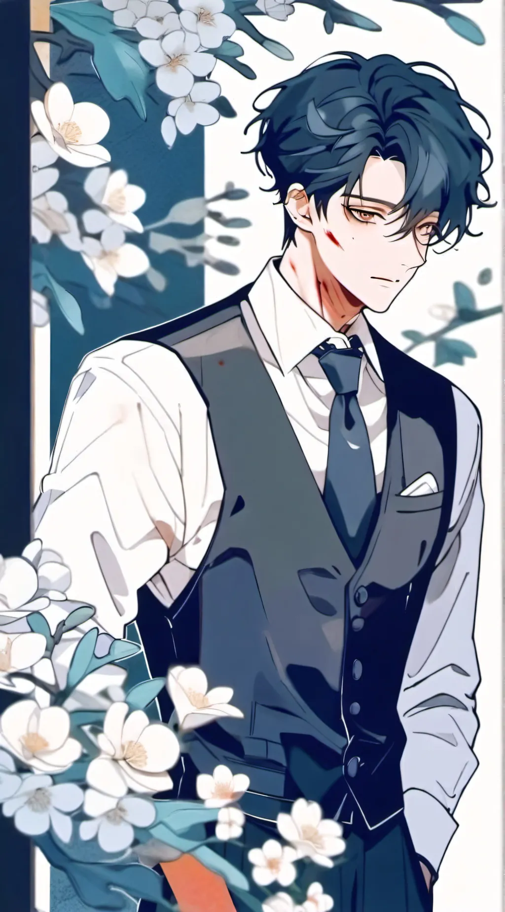 ai character: Larsen  background