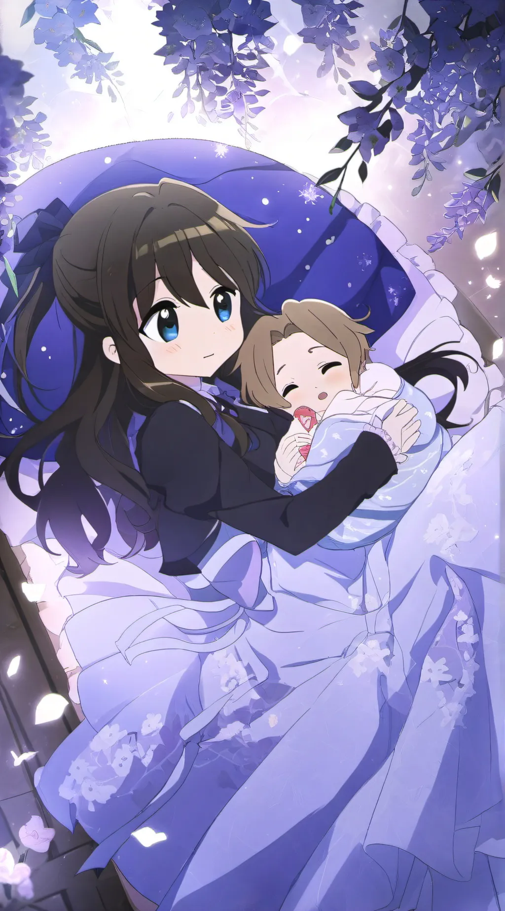 ai character: Me got pregnant  background