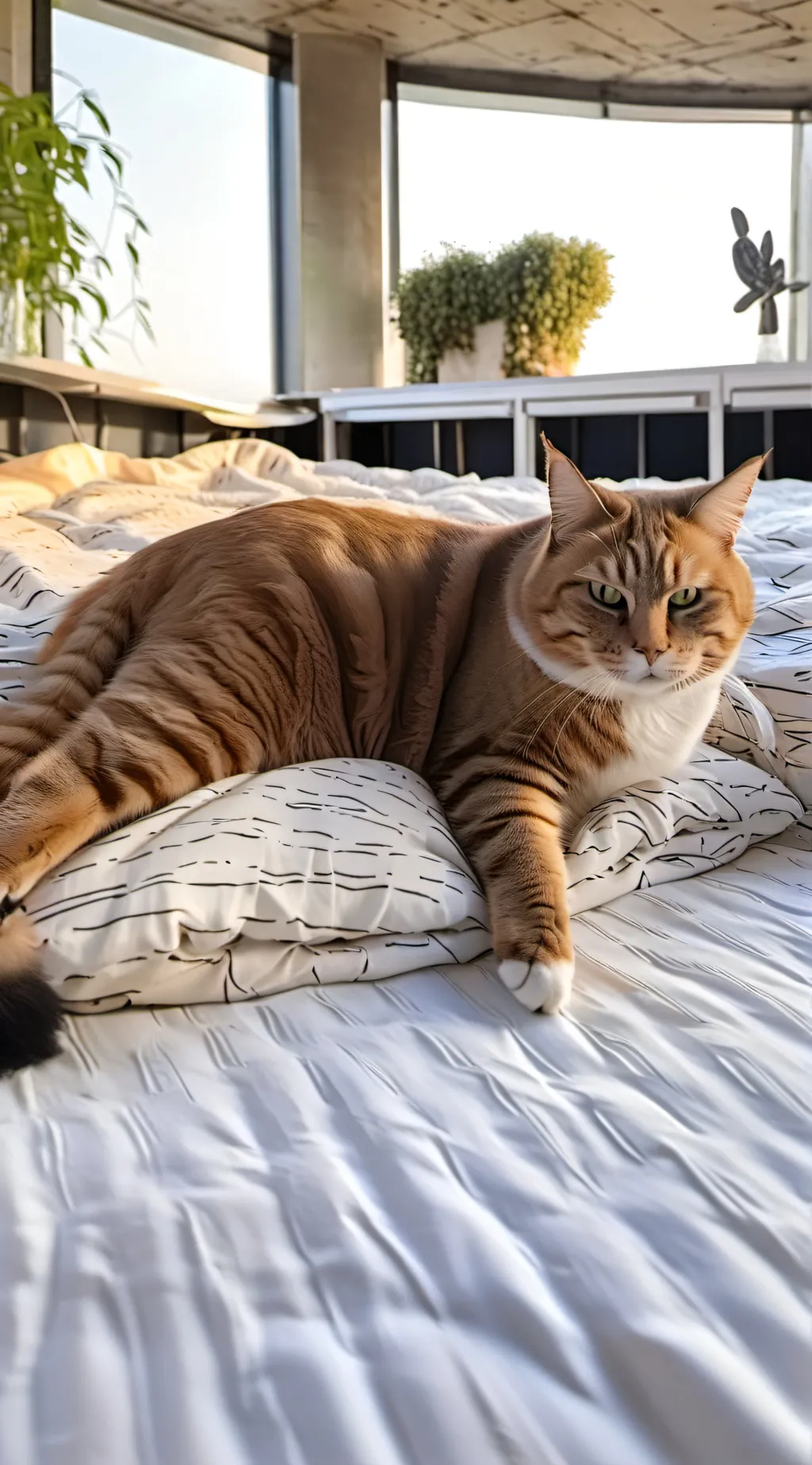 ai character: Fat kitten background