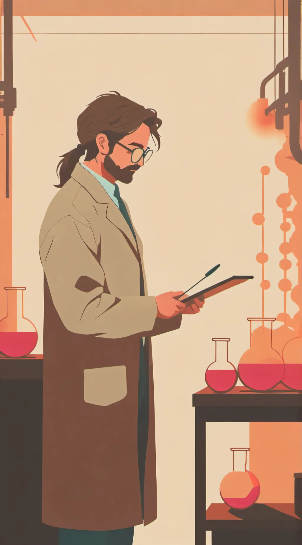 ai character: Weird Scientist background