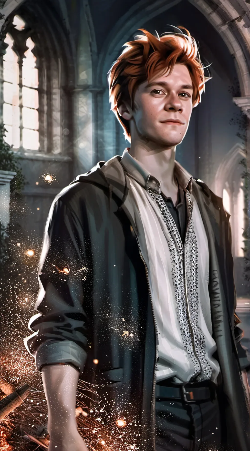 ai character: Fred Weasley  background